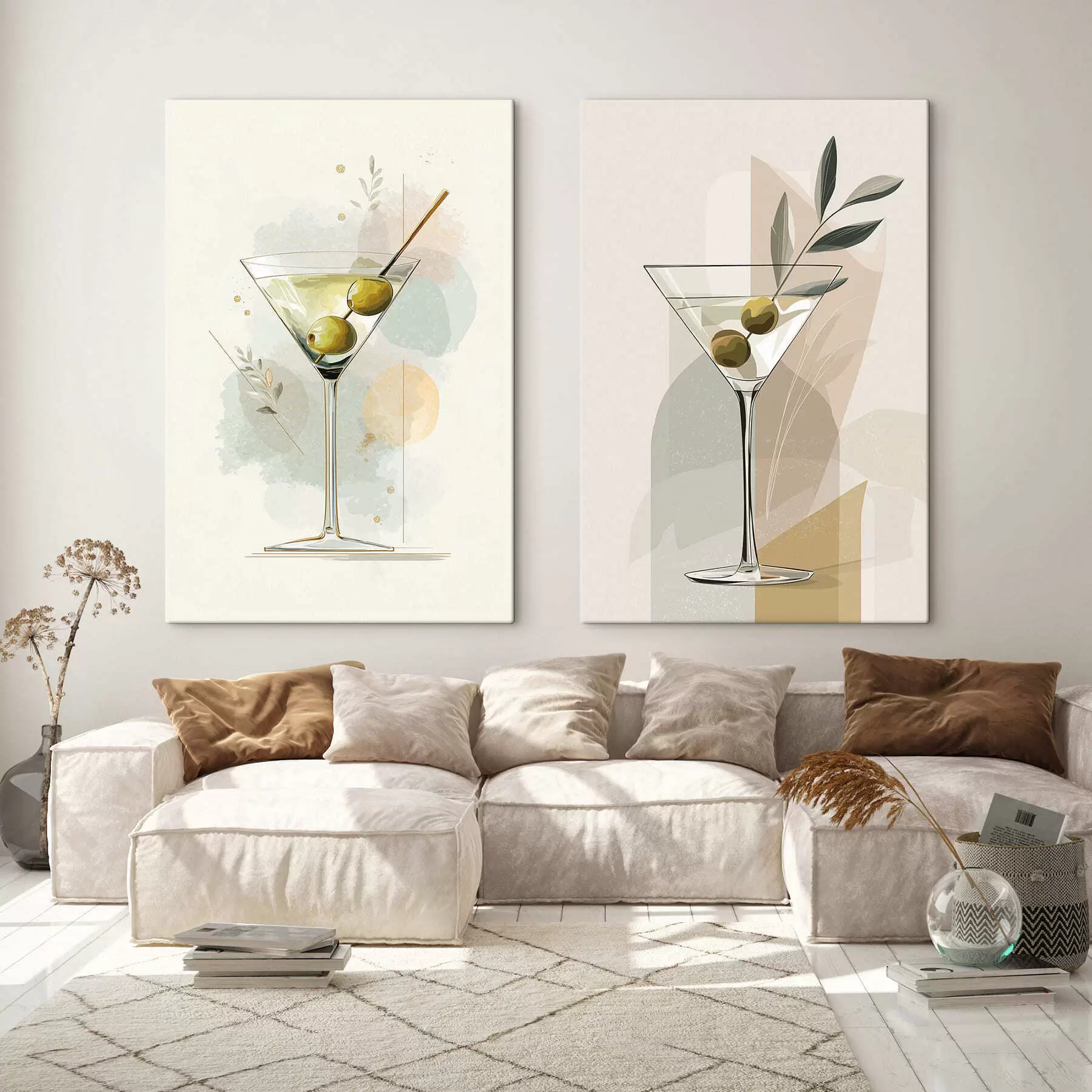  Schilderijen Koffiemomenten-set m30221