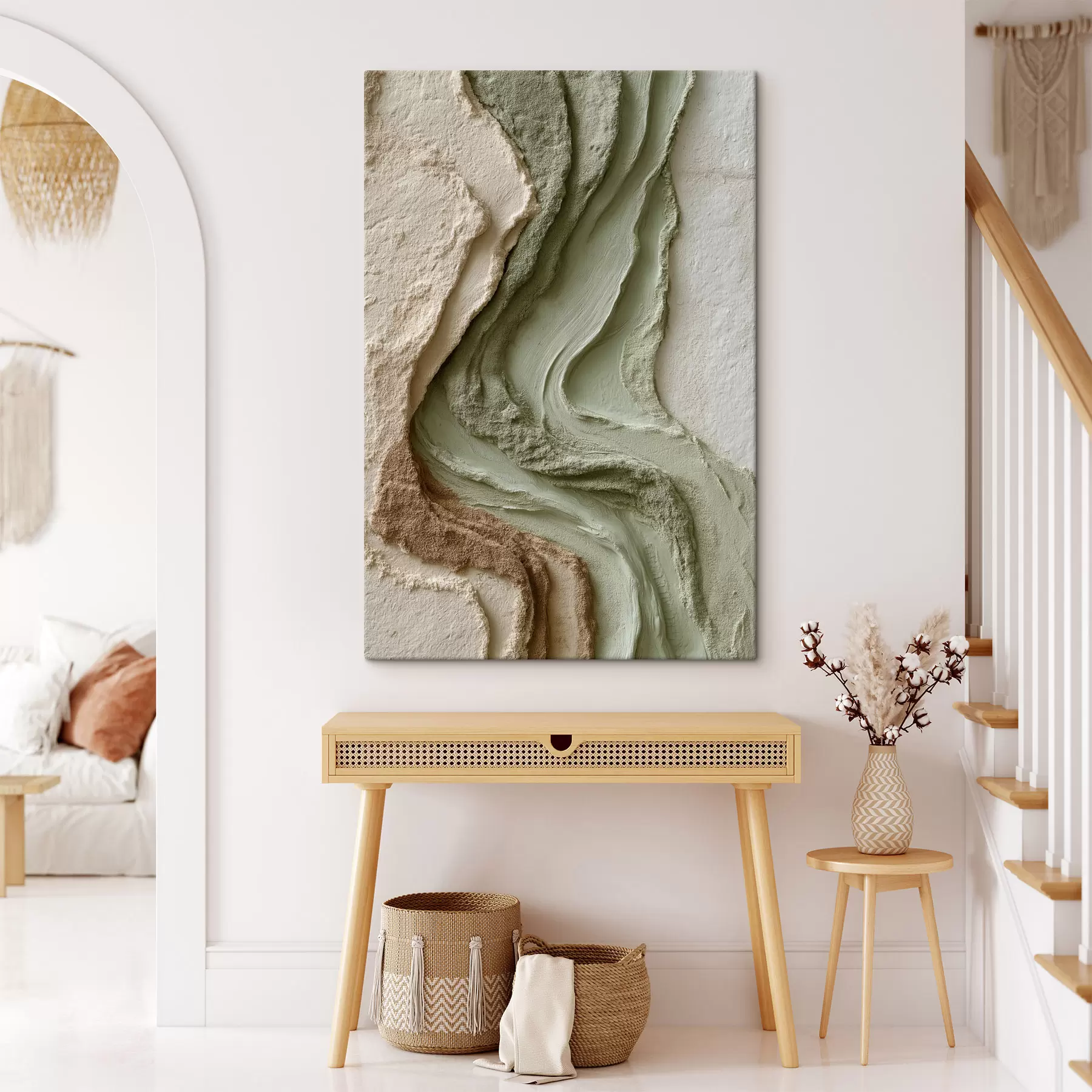  Schilderijen Abstracte steentextuur s48473