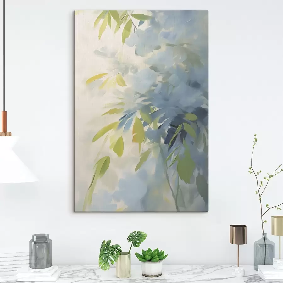  Schilderijen Abstracte weergave van planten in de stijl van de schilderkunst s48499