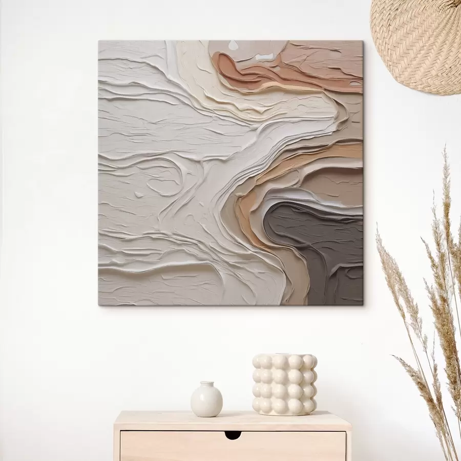  Schilderijen Abstracte compositie, imitatie van schilderkunst s48507