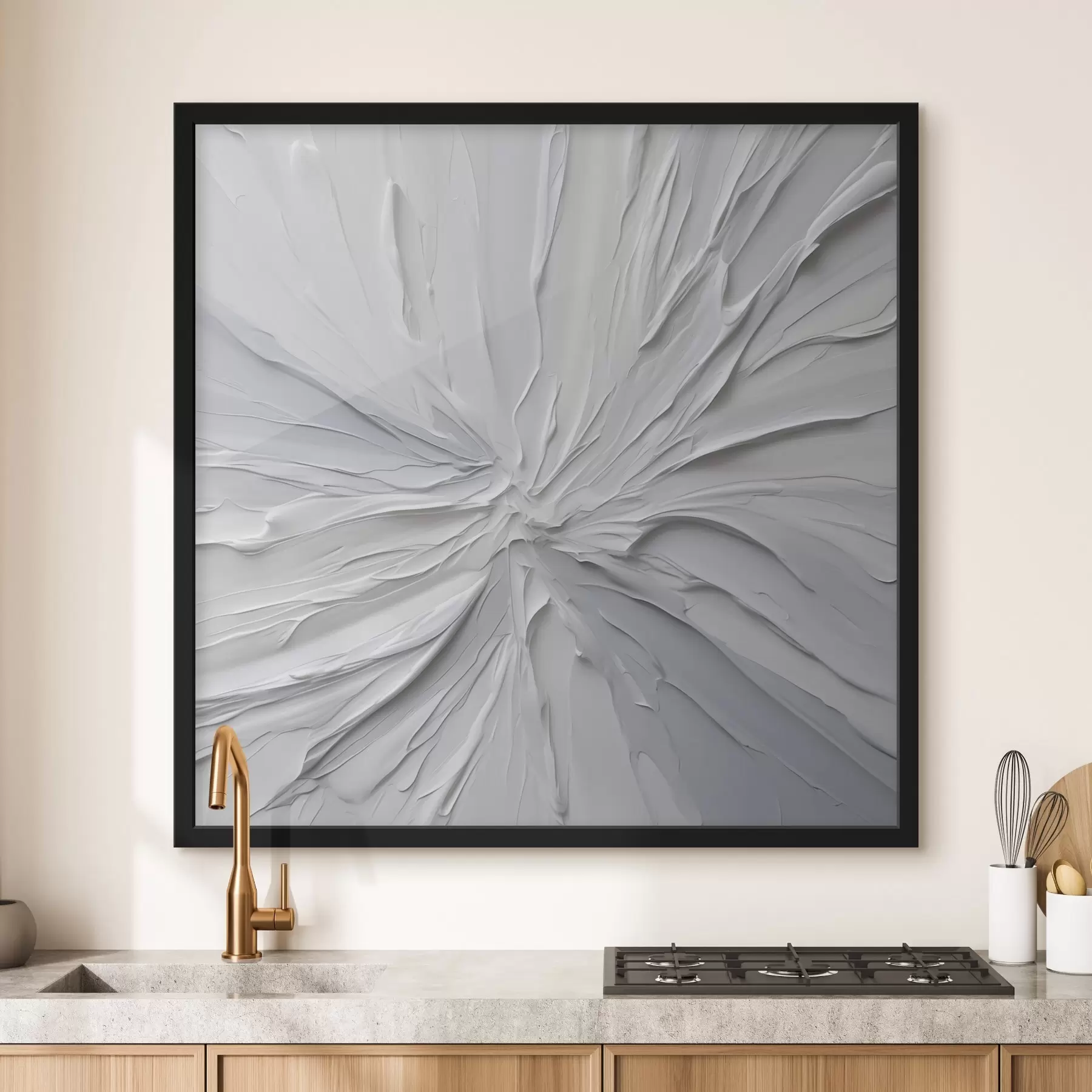 Fotobehang Abstractie imitatie van schilderkunst f48506