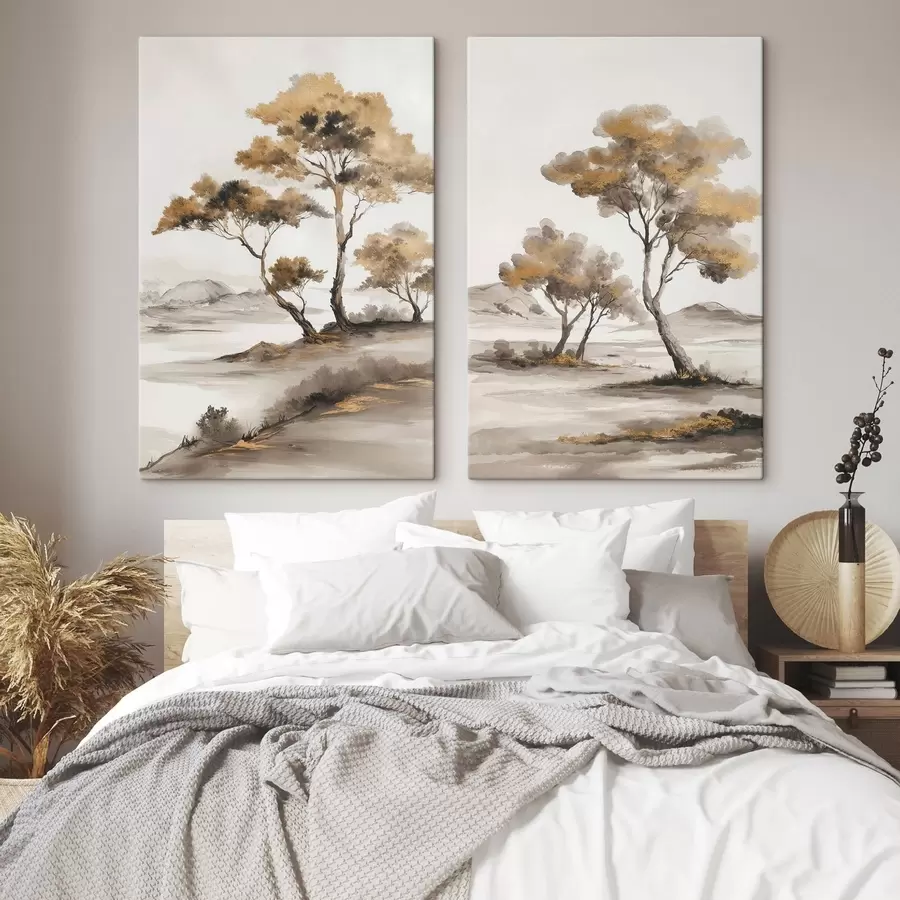  Schilderijen Landschap met bomen m30154