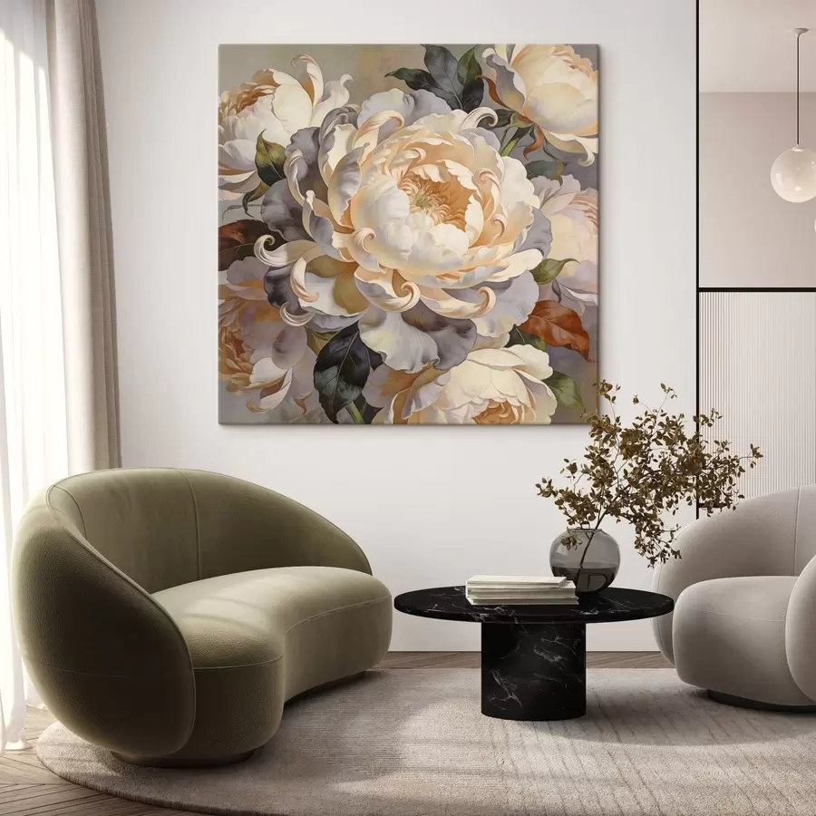  Schilderijen Grote bloemen s48282