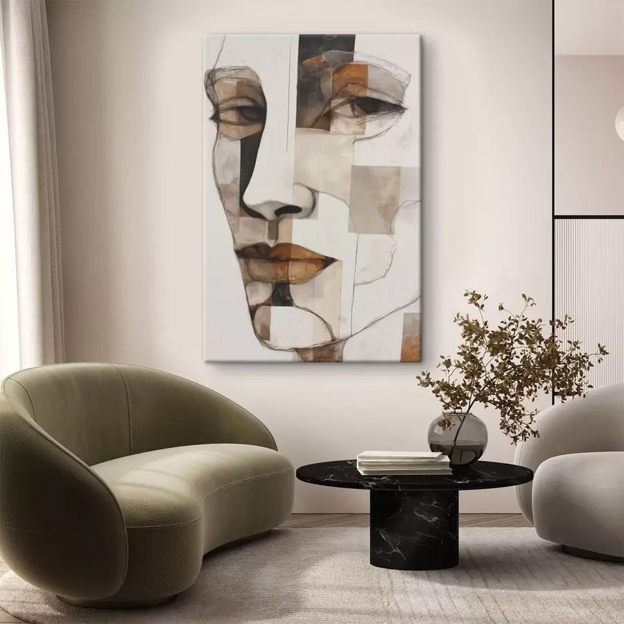  Schilderijen Abstract gezicht s48515