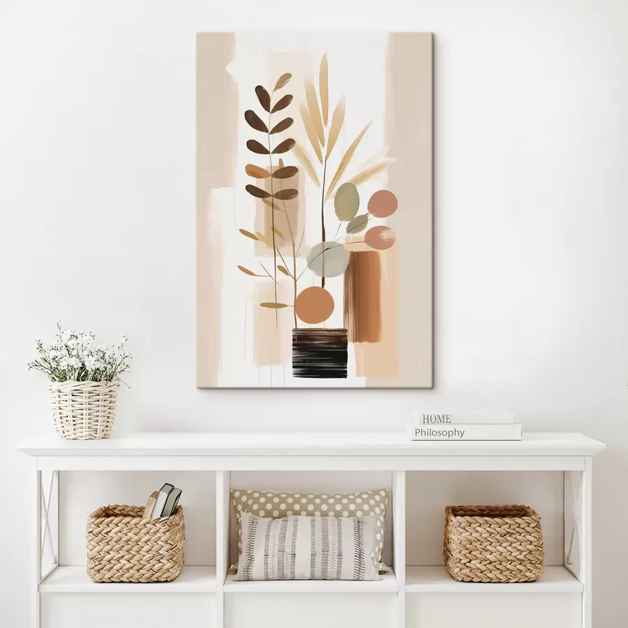  Schilderijen Abstracte botanische compositie s48517