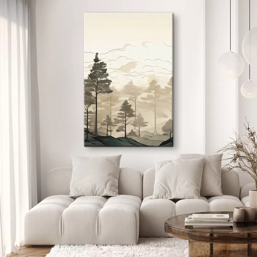  Schilderijen Lagen van bergmist s48540