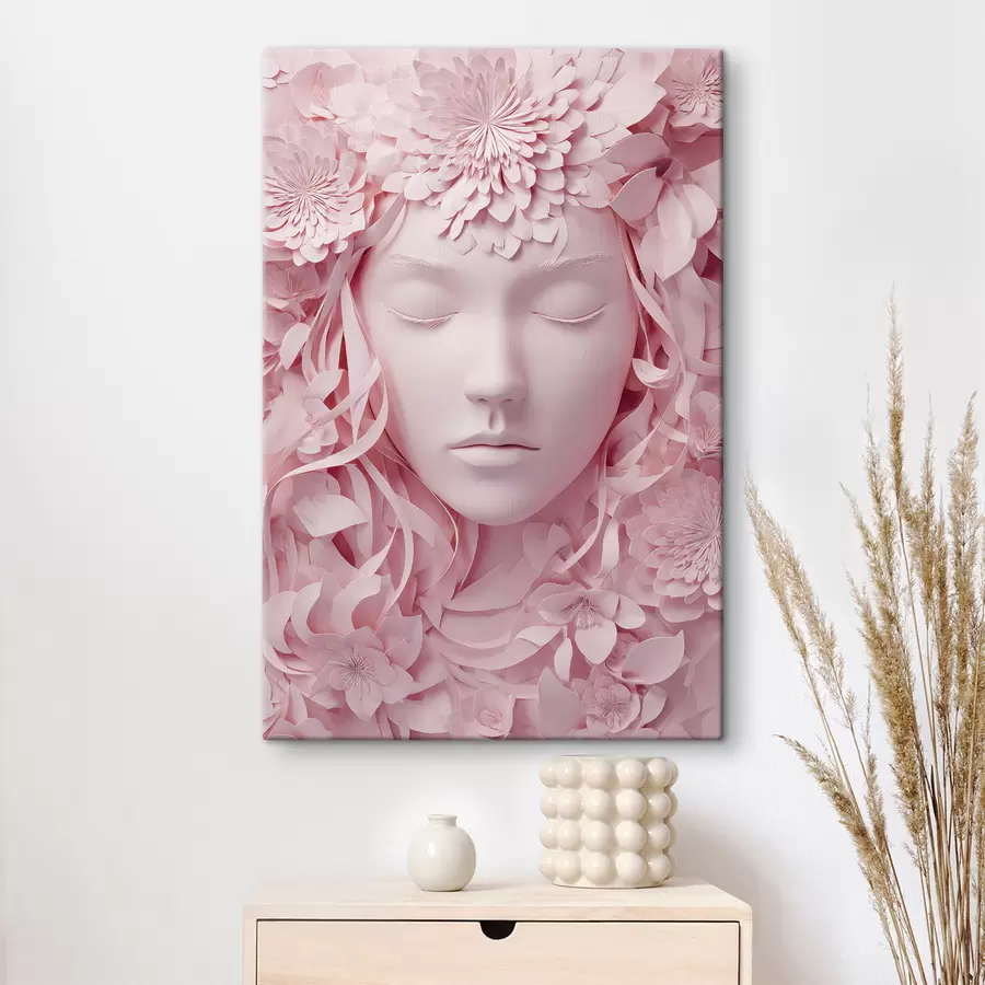  Schilderijen een fantasiefiguur in een illustratie in papierstijl s48549