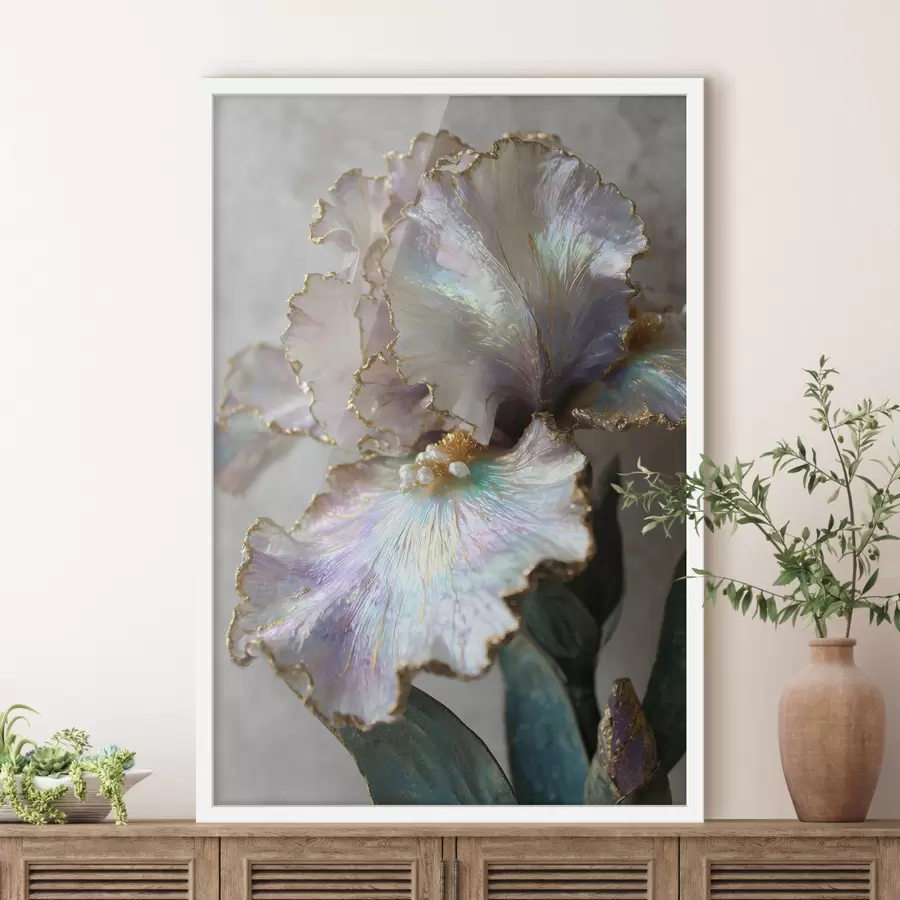 Fotobehang een surrealistisch landschap met een boom f48535