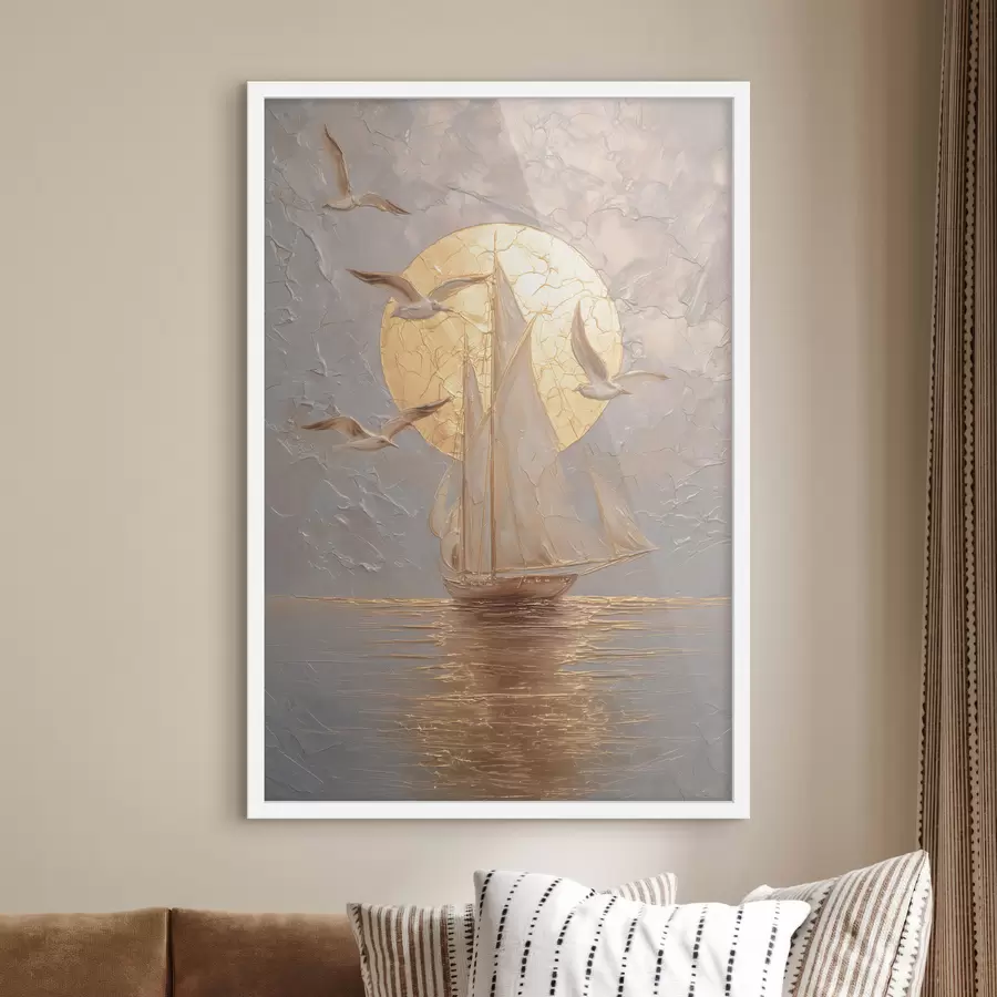 Fotobehang het profiel van een vrouw in de stijl van gebrandschilderd glas f48556