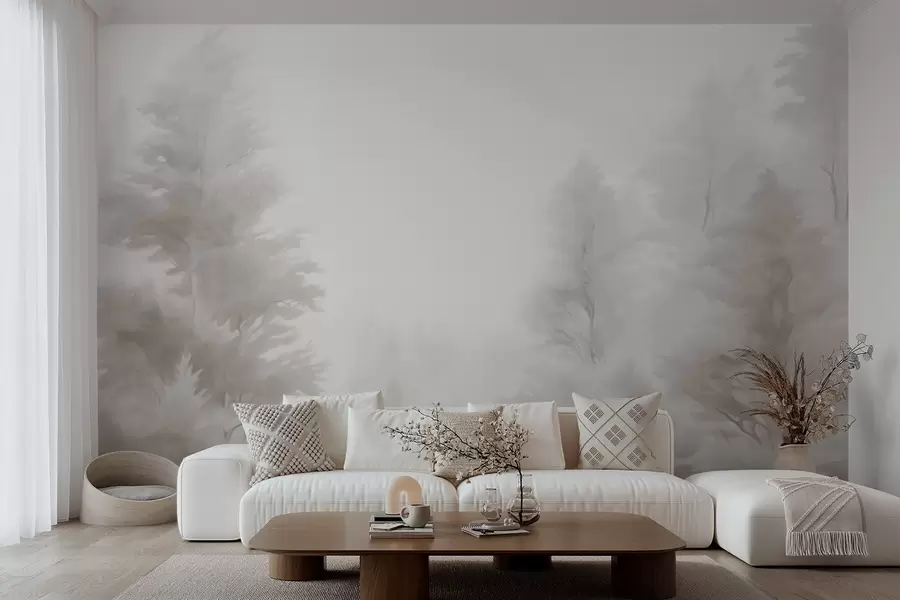 Fotobehang Abstract bos w05420v1