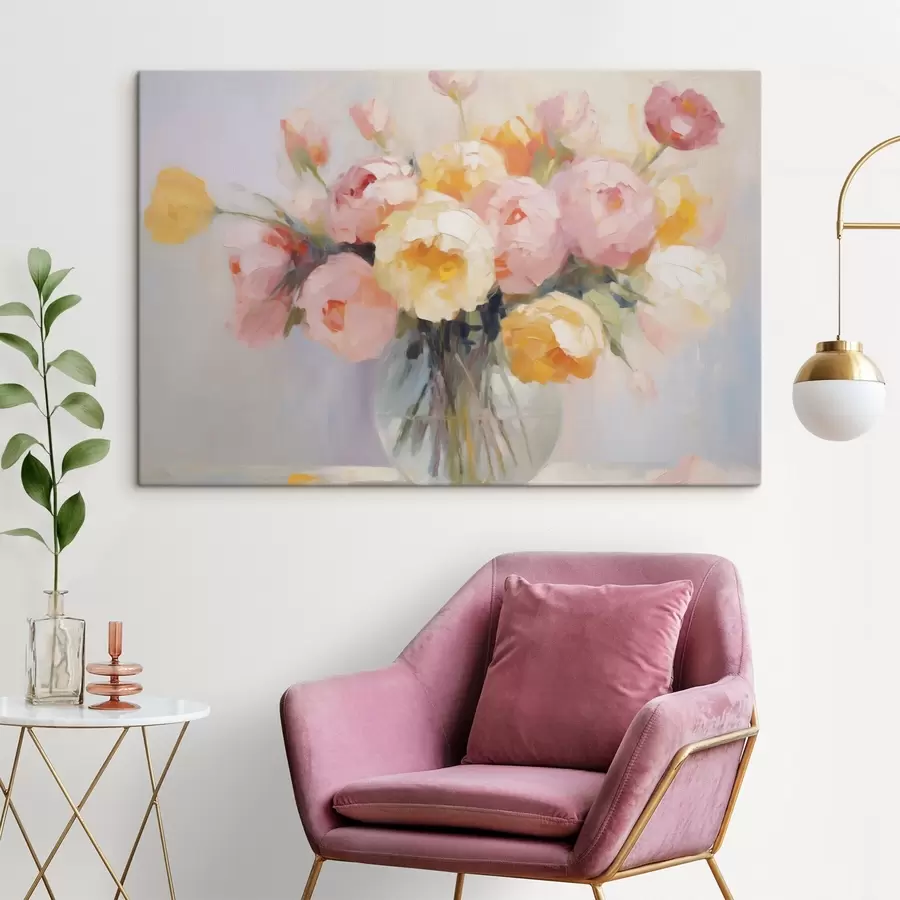  Schilderijen Een boeket in een vaas s48592