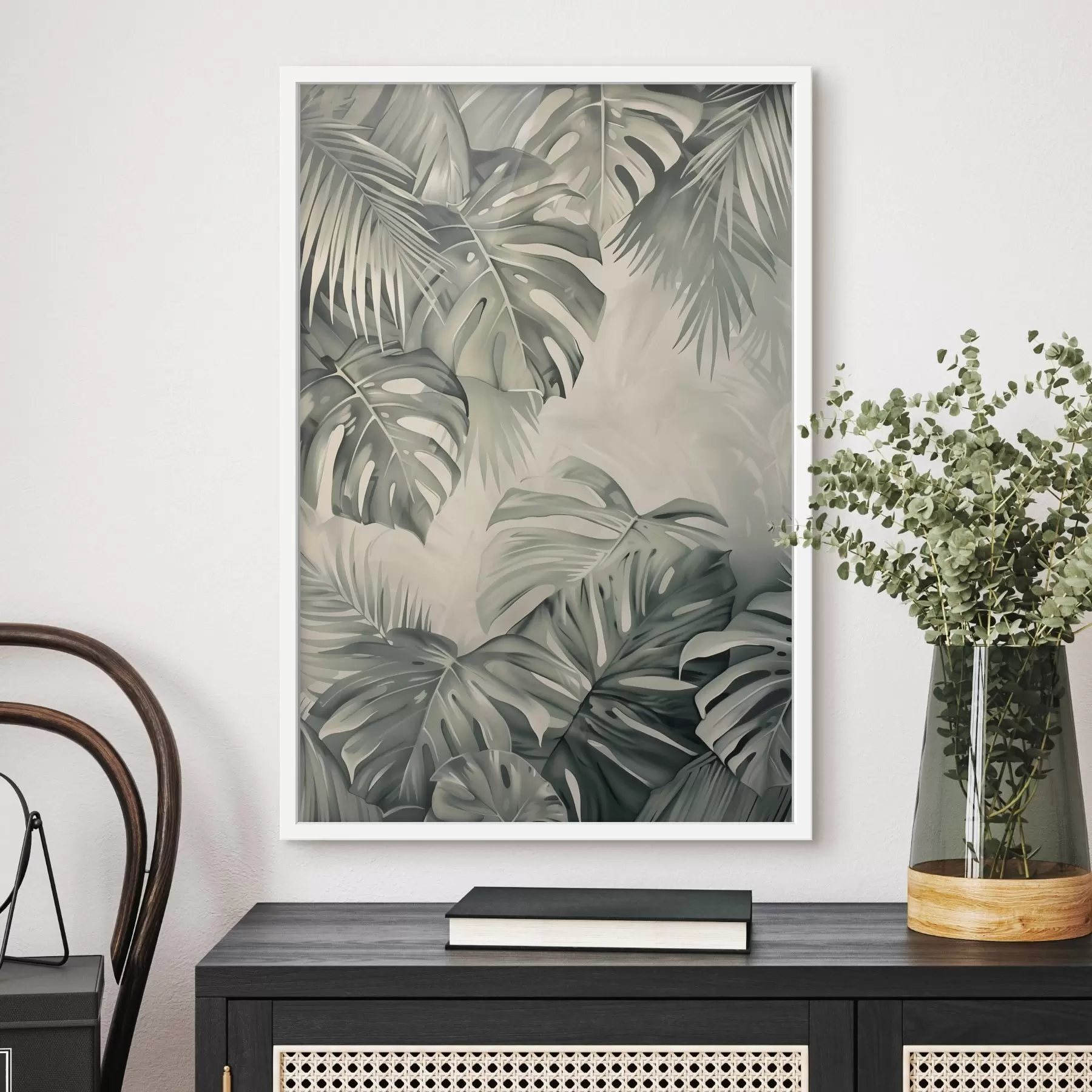 Fotobehang Tropische bladeren, plantkunde f48575