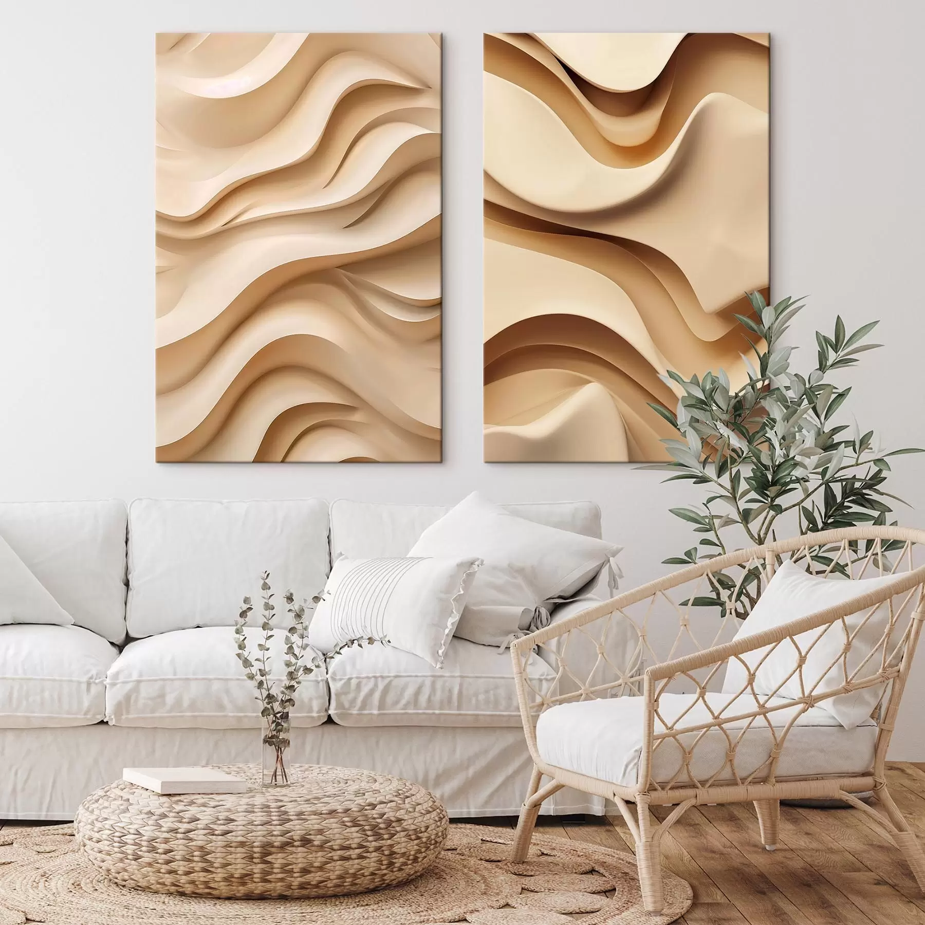  Schilderijen Zandstructuur m30278