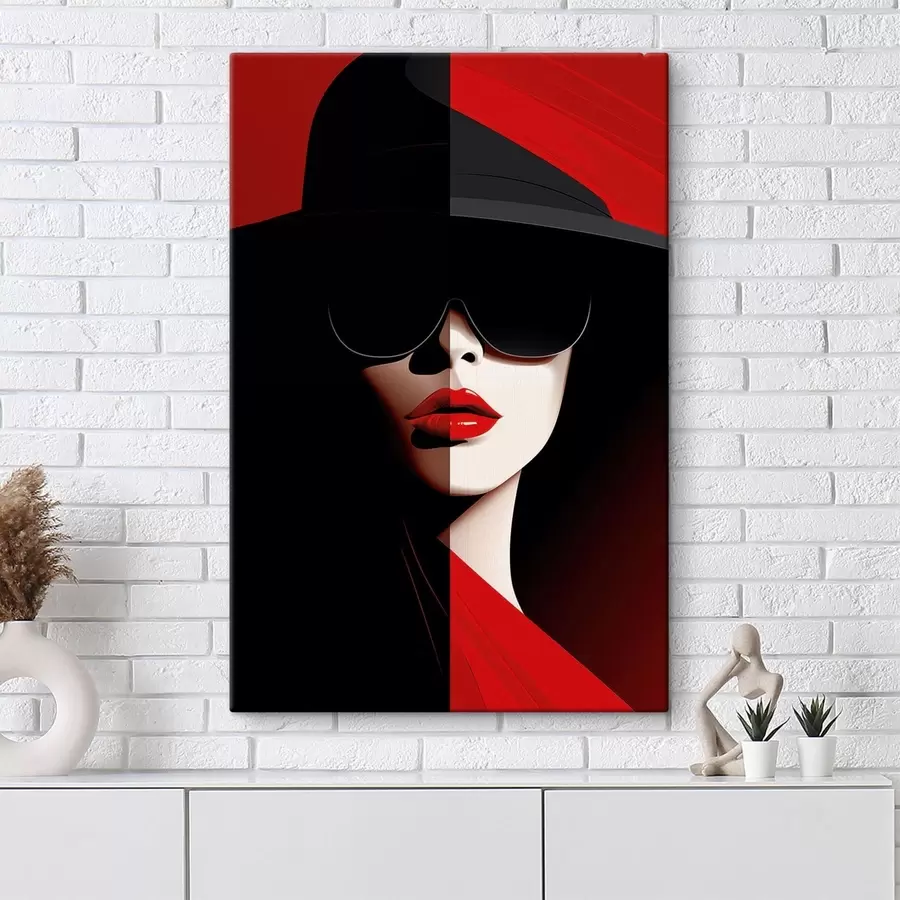  Schilderijen Vrouw met hoed s48649