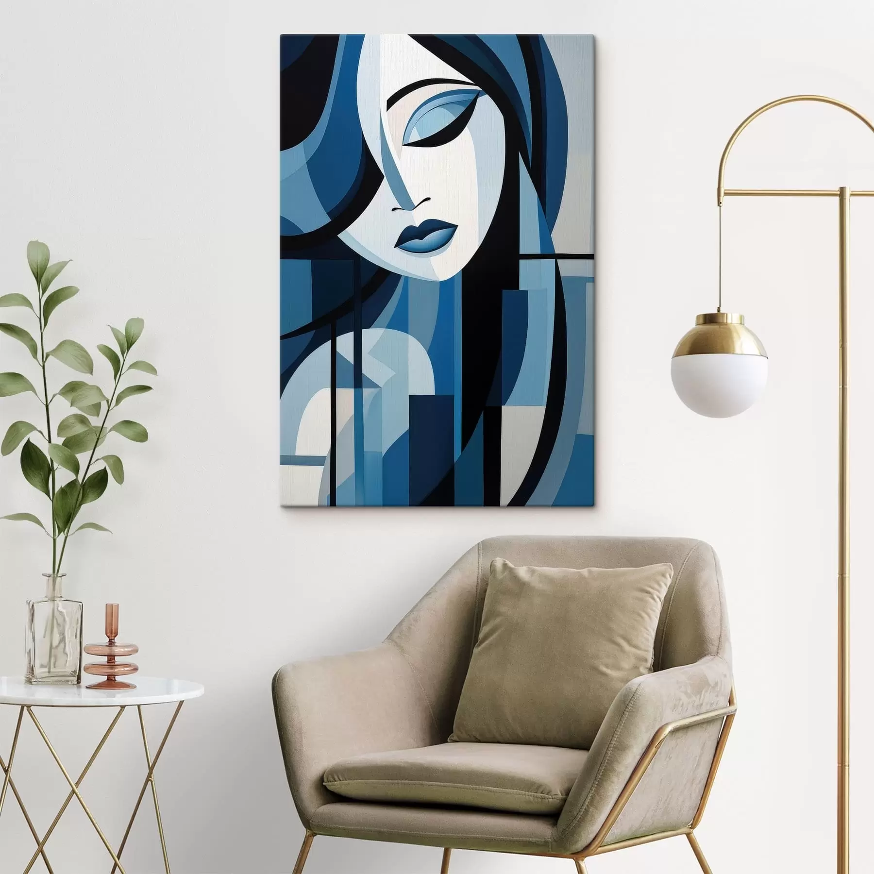  Schilderijen Abstract gezicht s48661