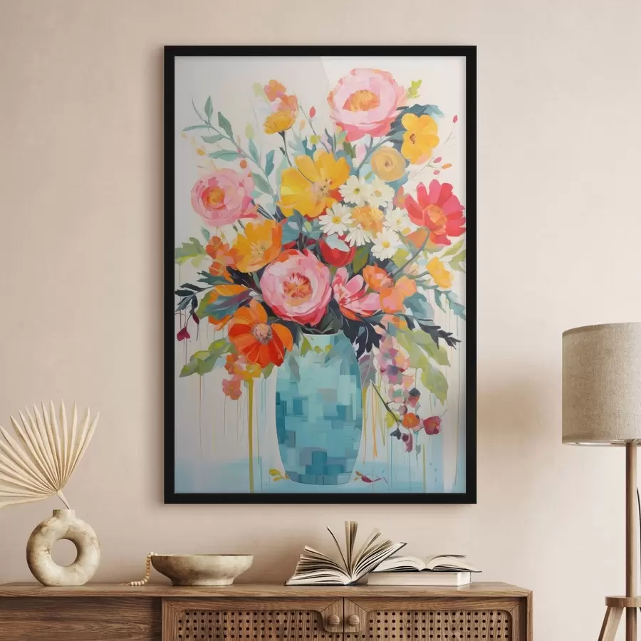 Fotobehang Heldere bloemen f48643