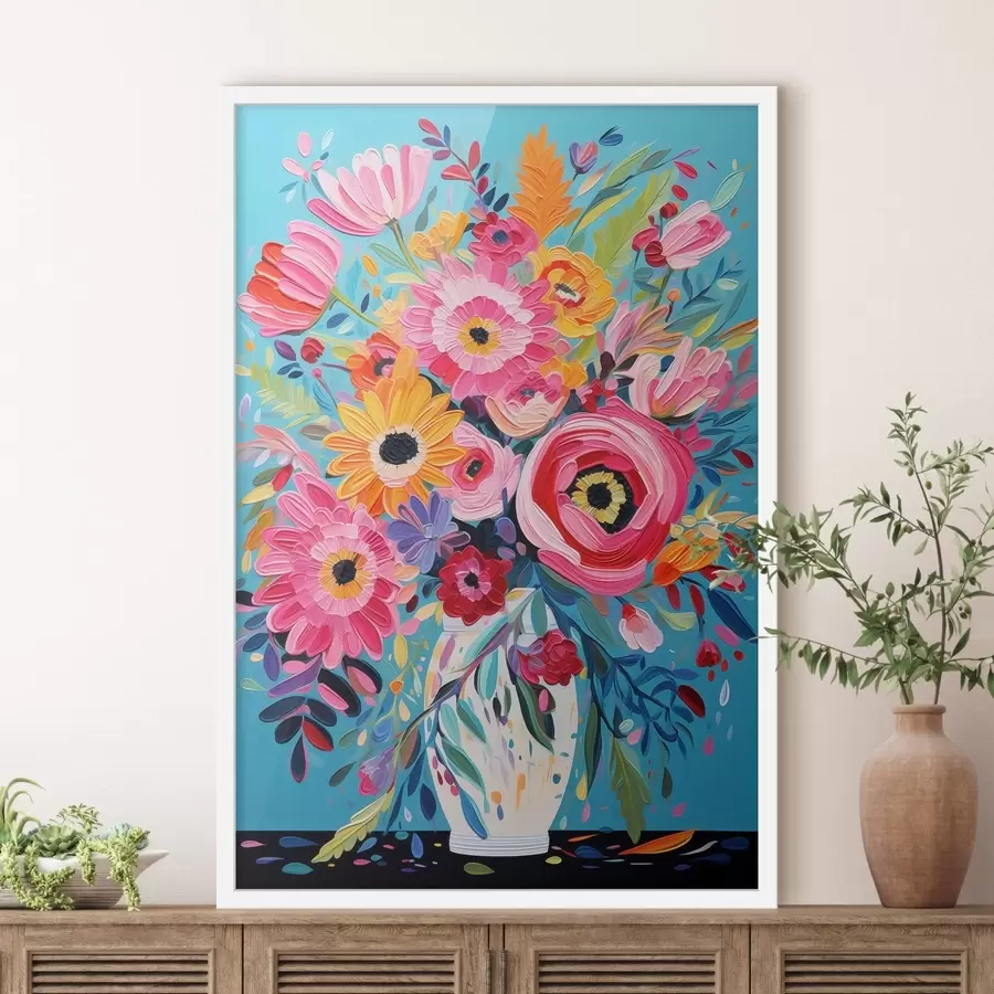Fotobehang Heldere bloemen f48644