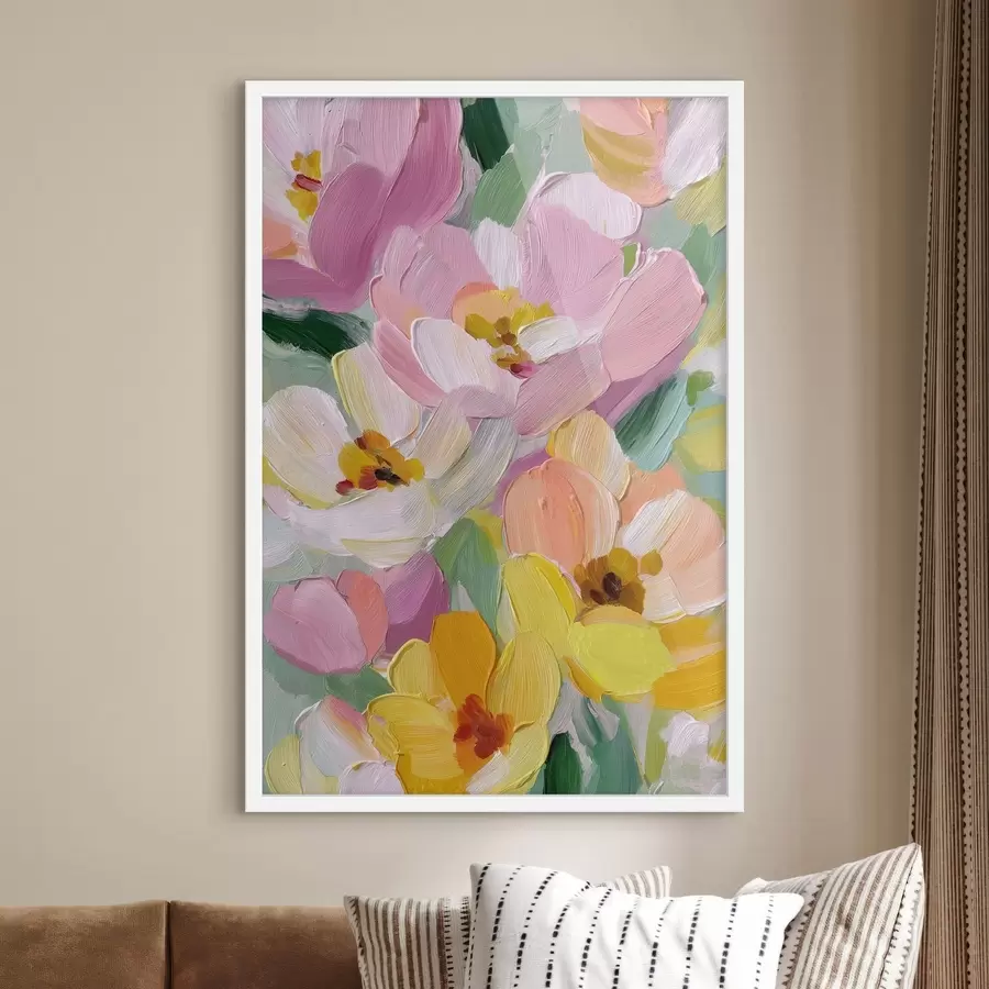 Fotobehang Heldere bloemen f48647