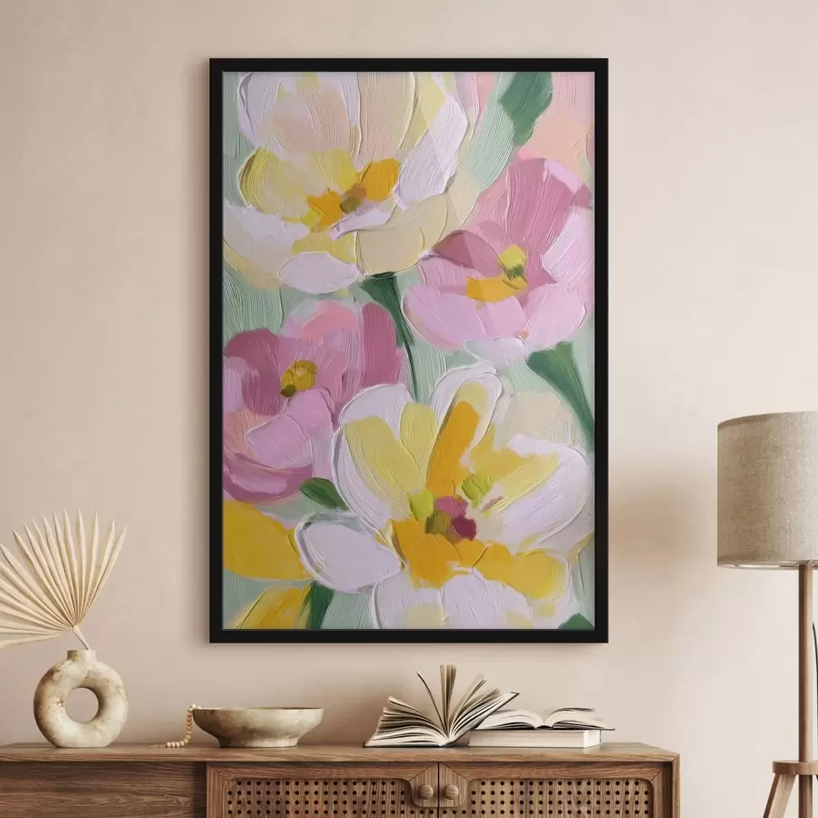 Fotobehang Heldere bloemen f48648
