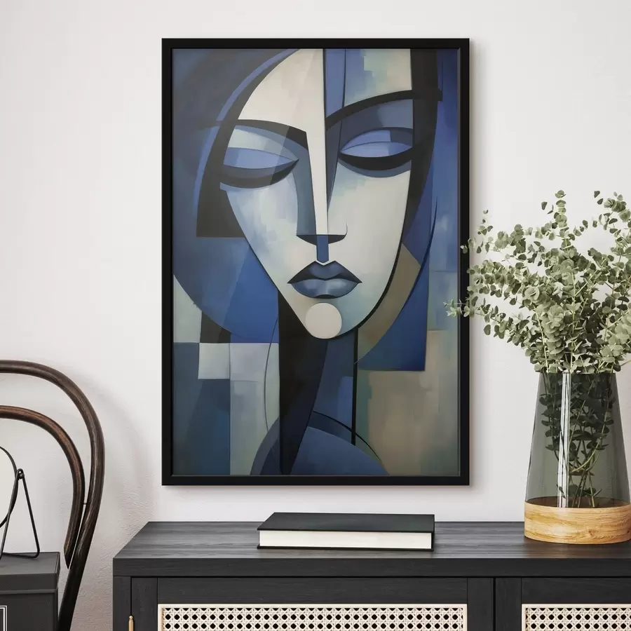 Fotobehang Abstract gezicht f48660