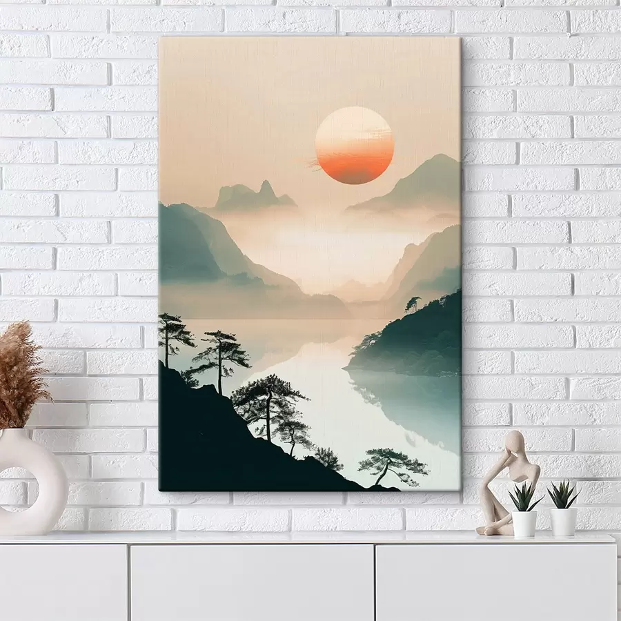  Schilderijen Bambootakken, oosterse stijl s48632