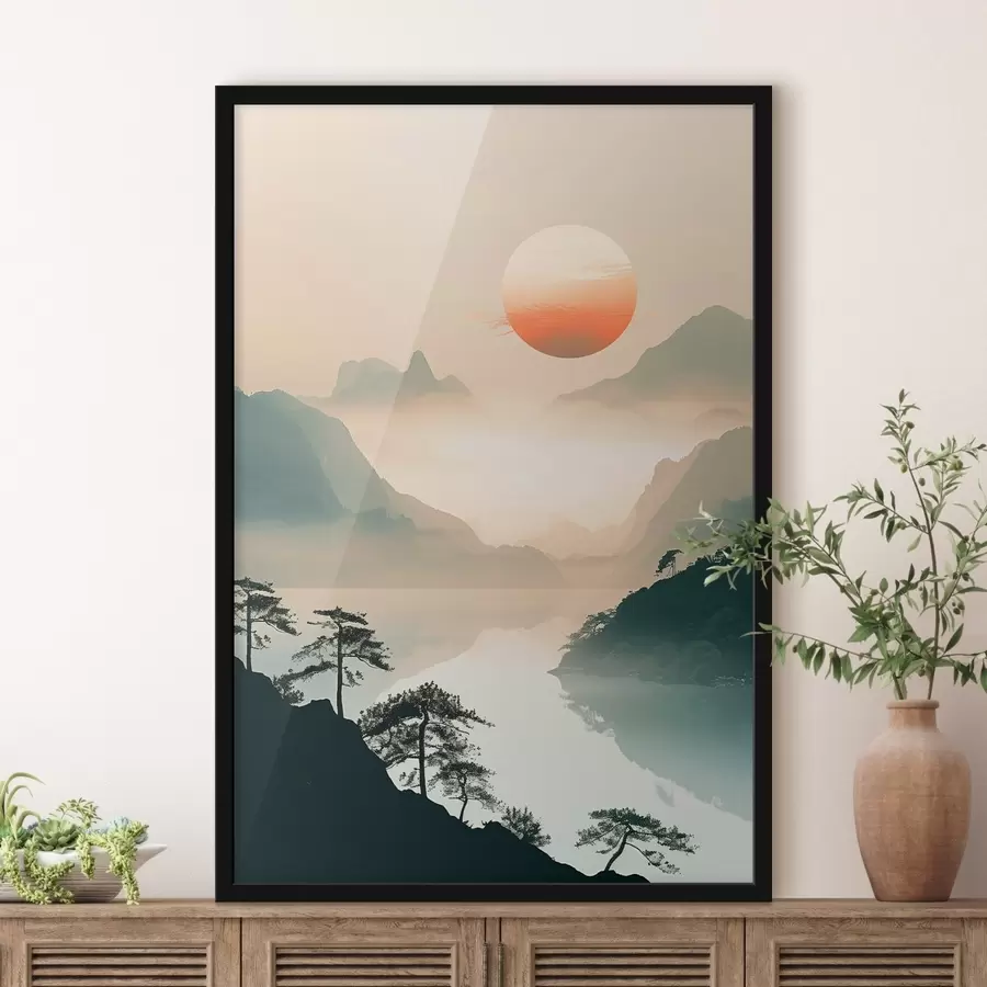 Fotobehang Bambootakken, oosterse stijl f48632