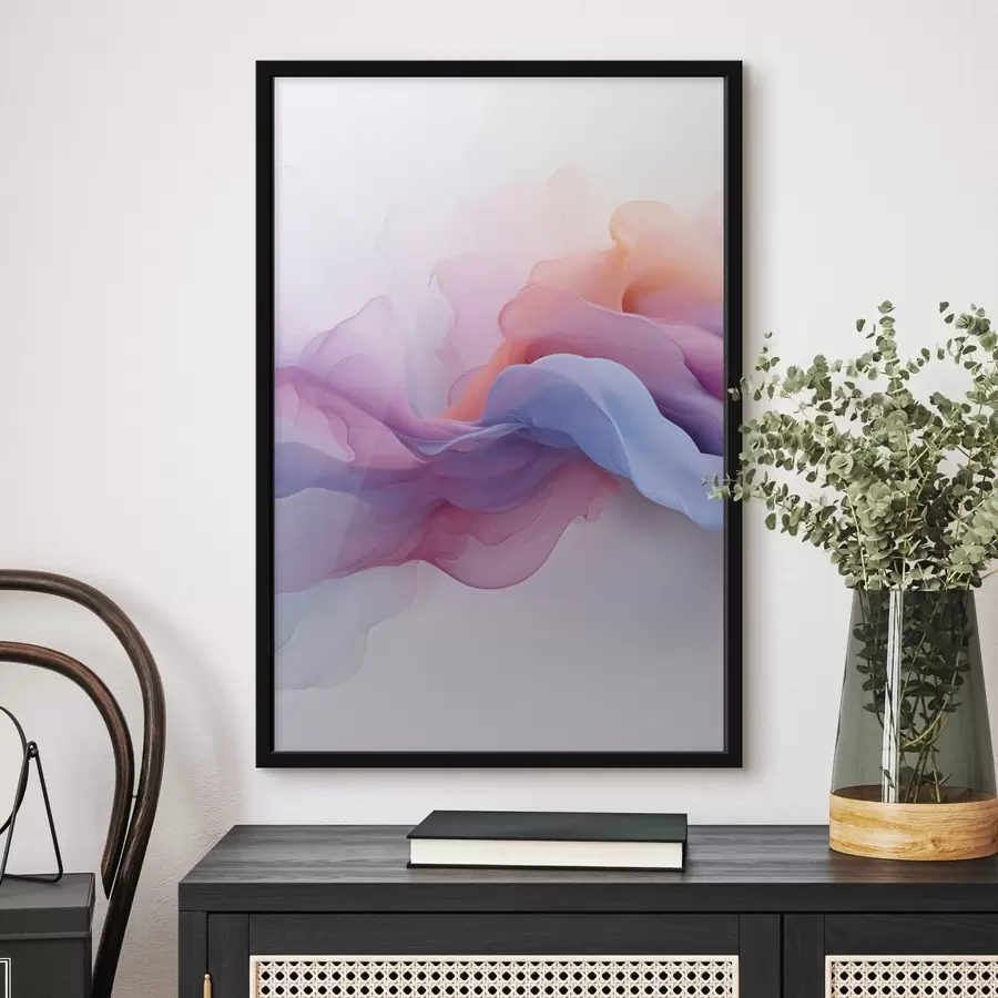 Fotobehang Abstracte roze en paarse f48637