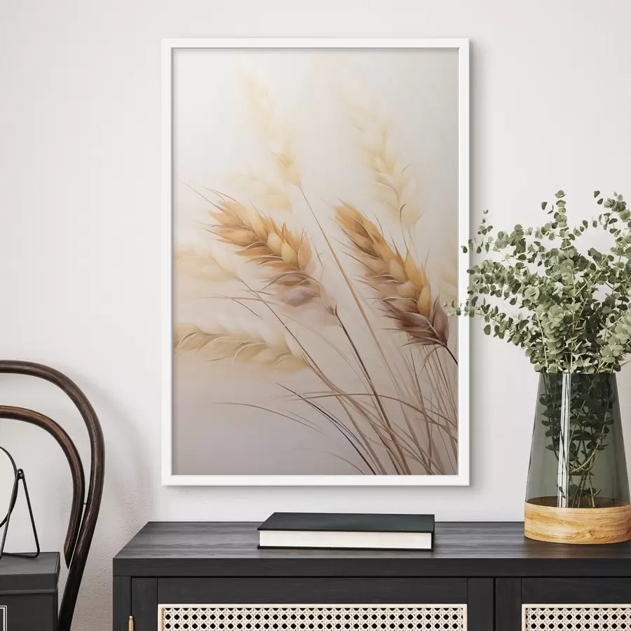 Fotobehang Gedroogde kruiden, op Scandinavische wijze f48640