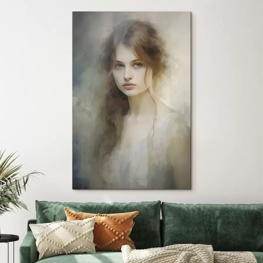  Schilderijen Schilderij met meisje als model s48682