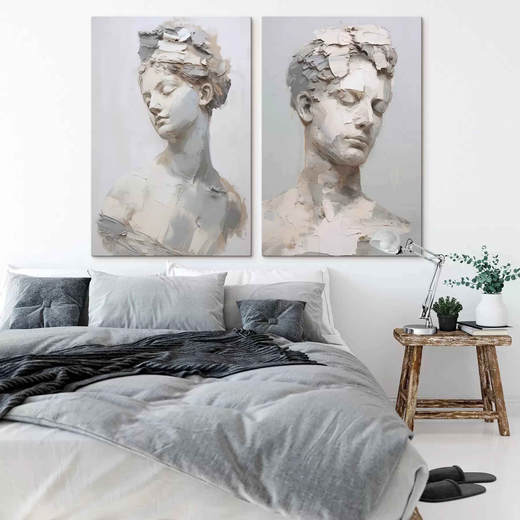  Schilderijen Antieke buste, naar een schilderij m30293