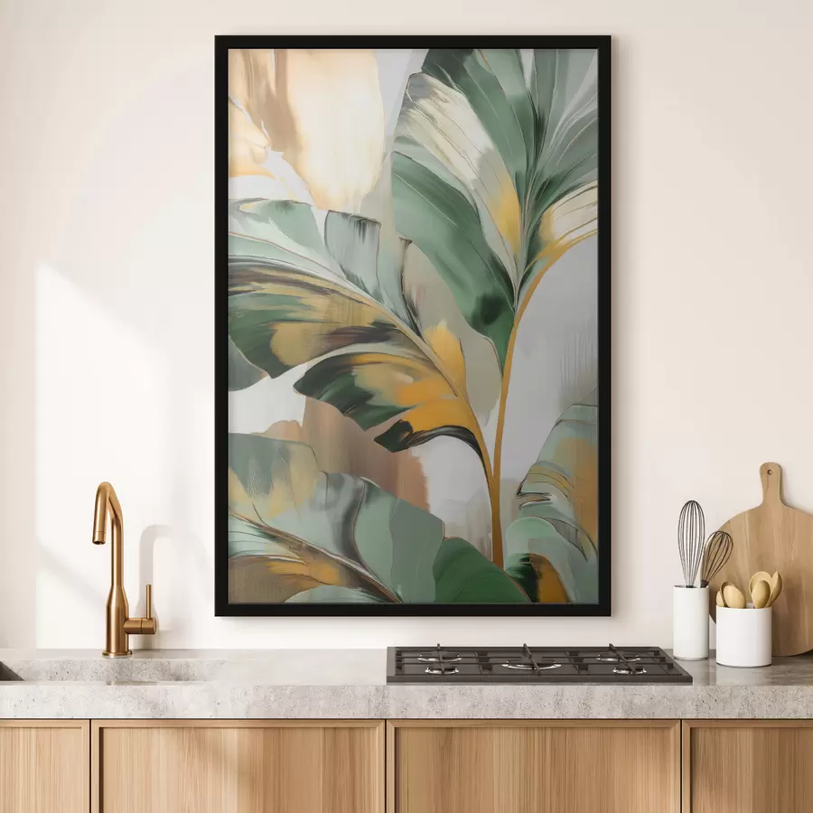 Fotobehang Abstracte tropische bladeren f48665