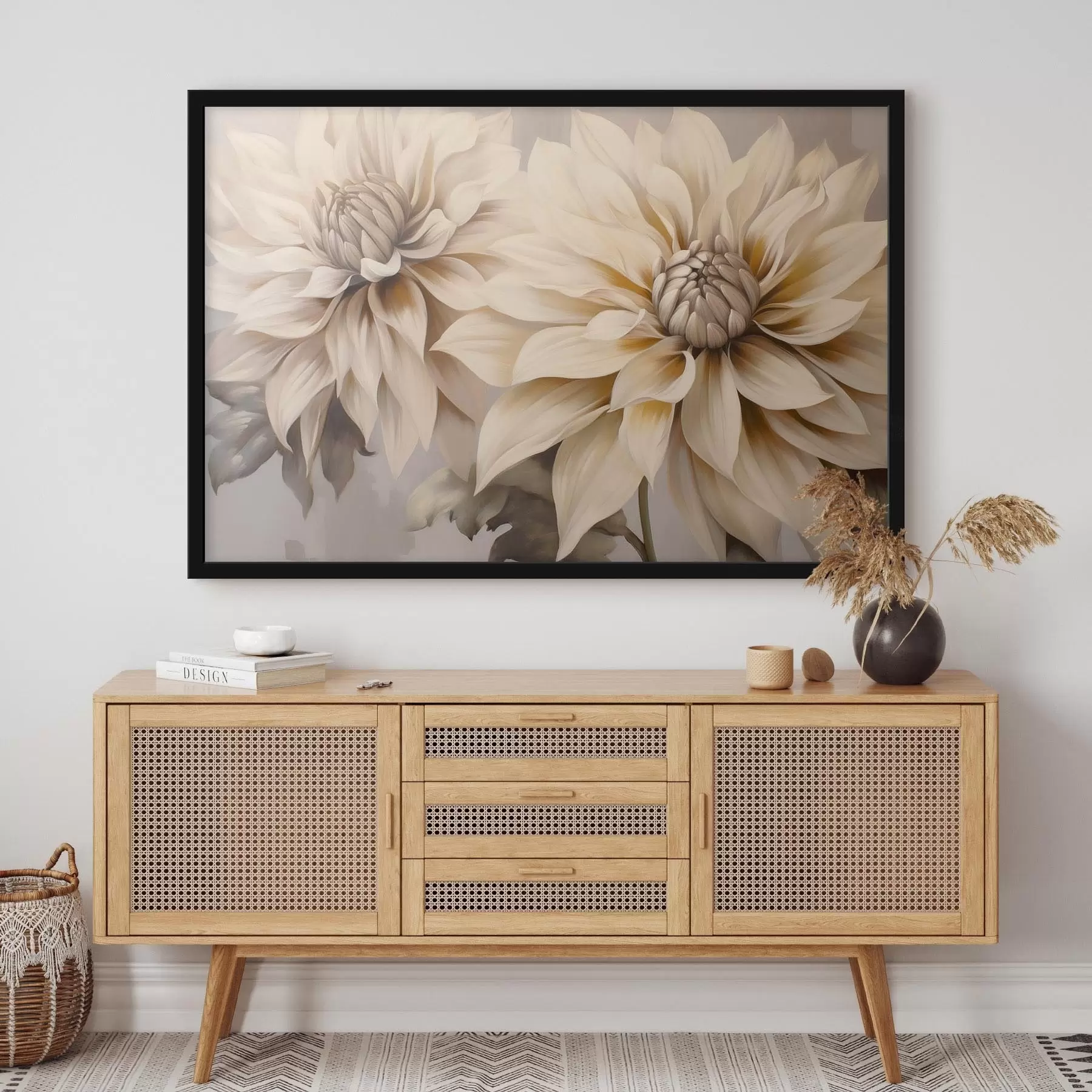 Fotobehang Grote bloemen f48690