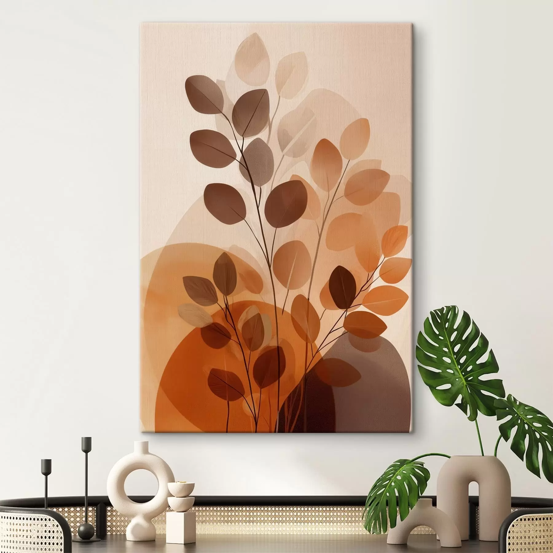 Fotobehang Boho bloemen s48709