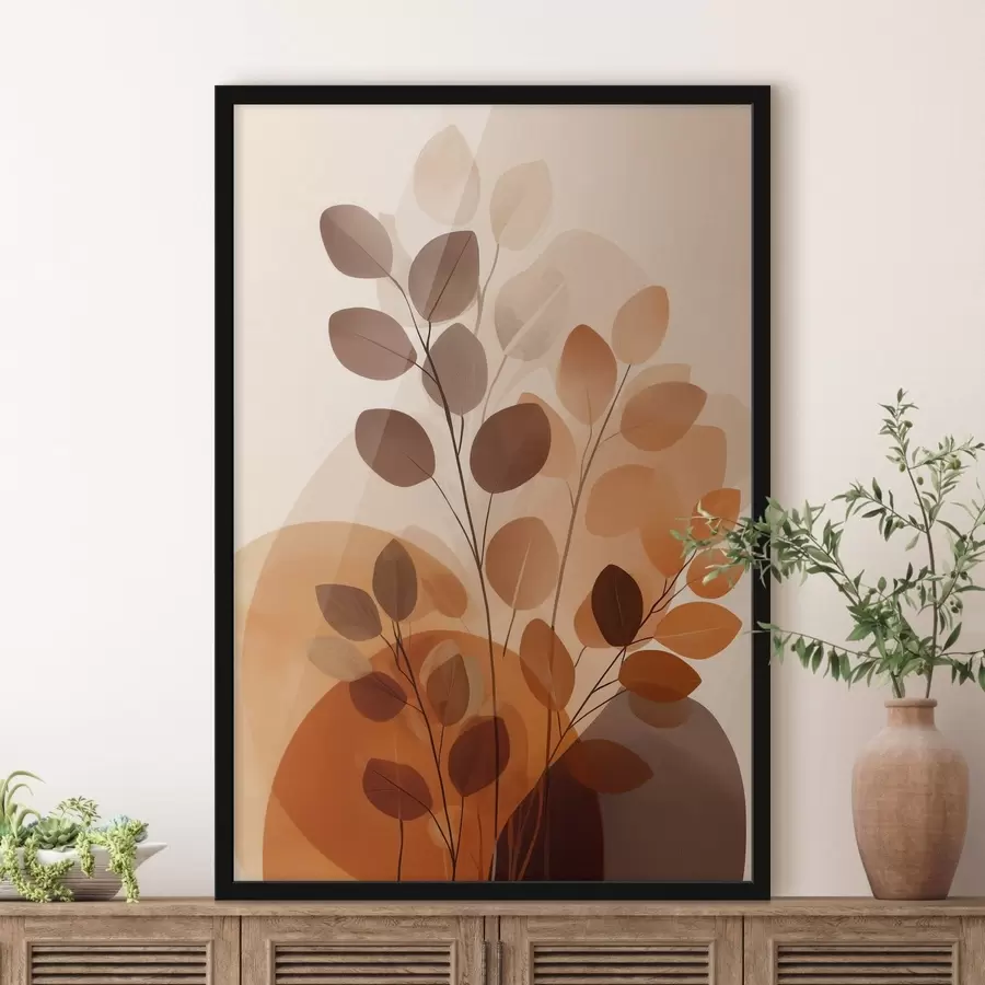 Fotobehang Boho bloemen f48709