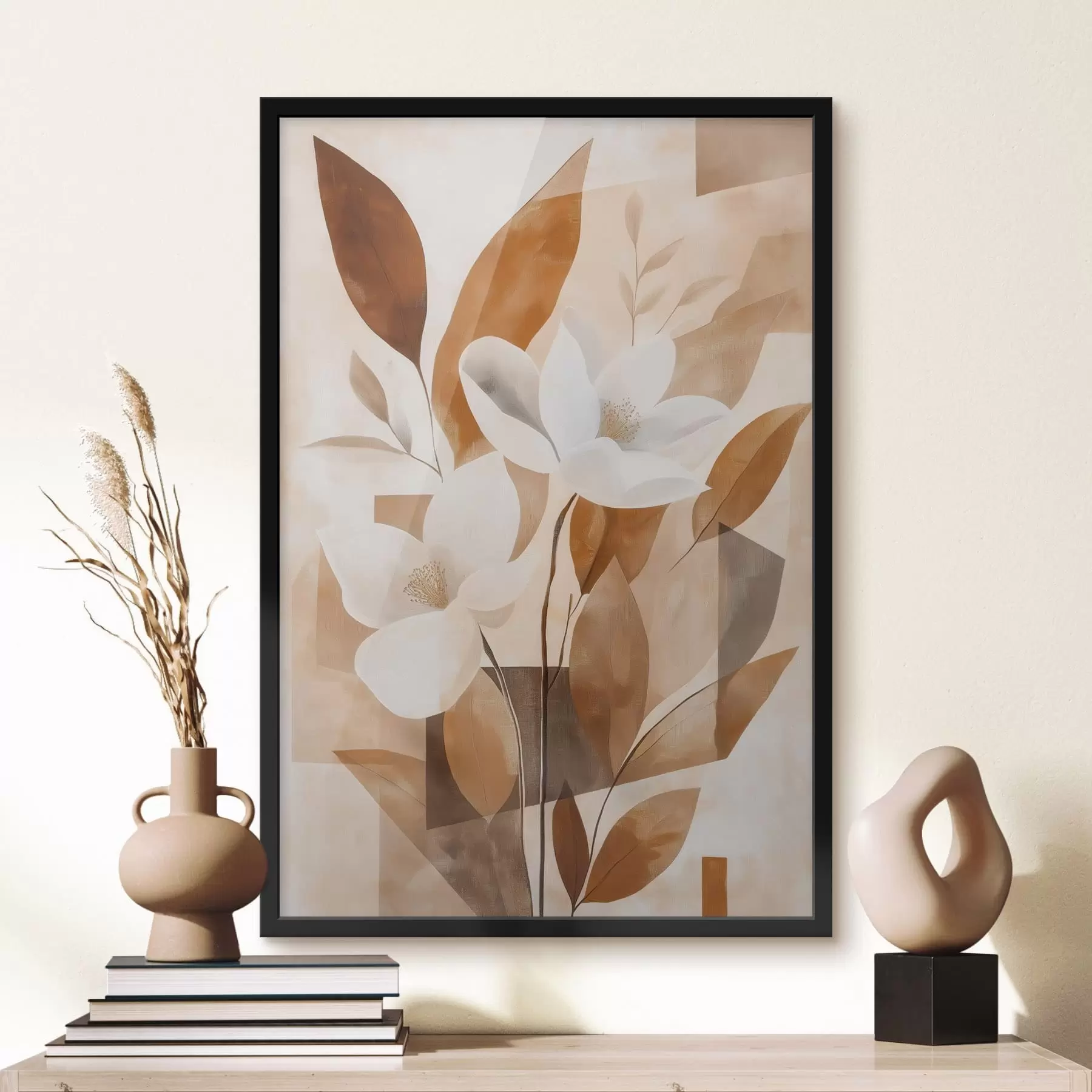 Fotobehang Boho bloemen f48711
