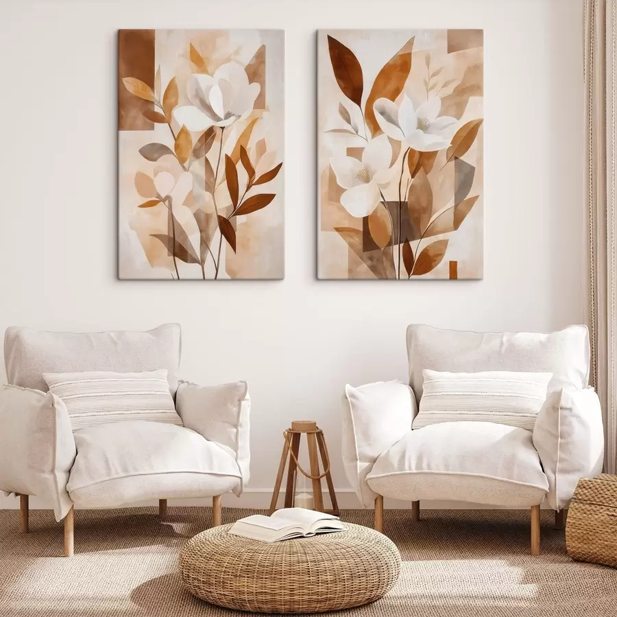  Schilderijen Boho bloemen m30307