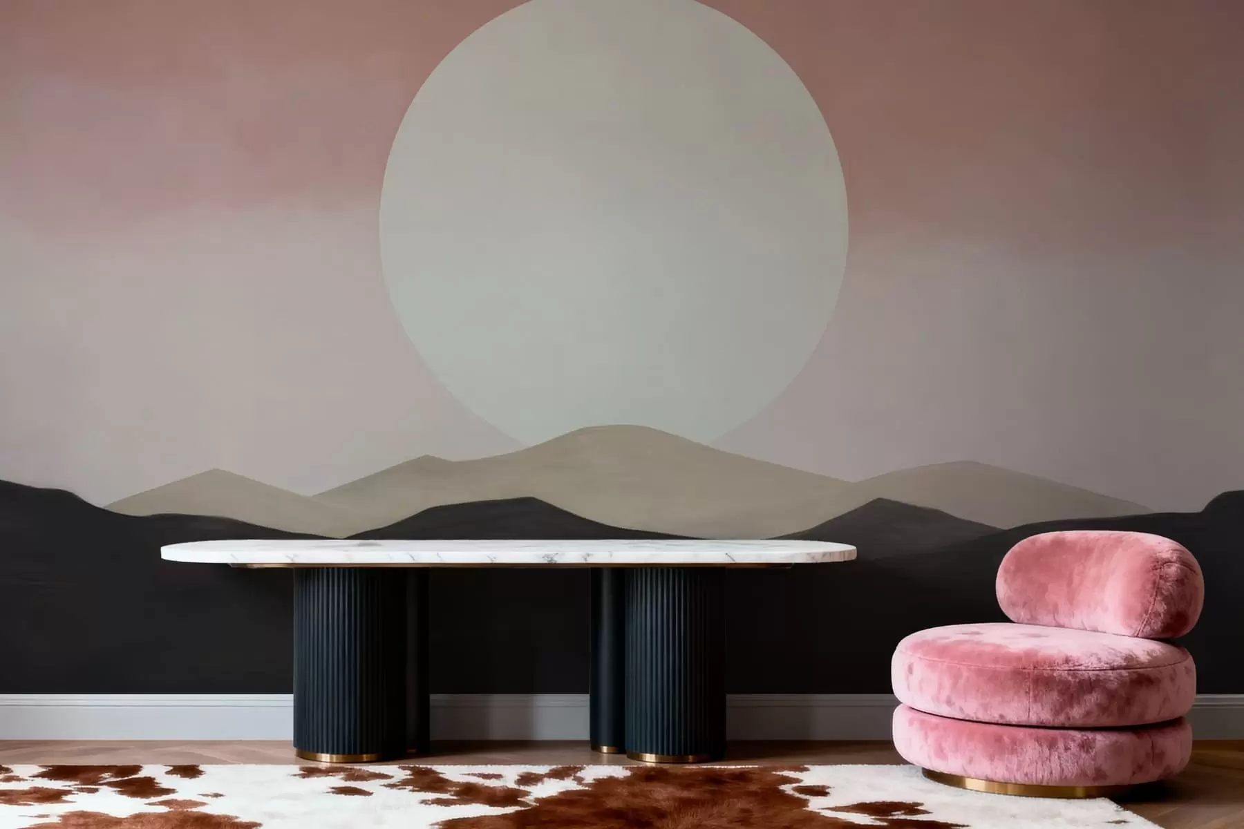 Fotobehang Rustige zonsondergang w05285