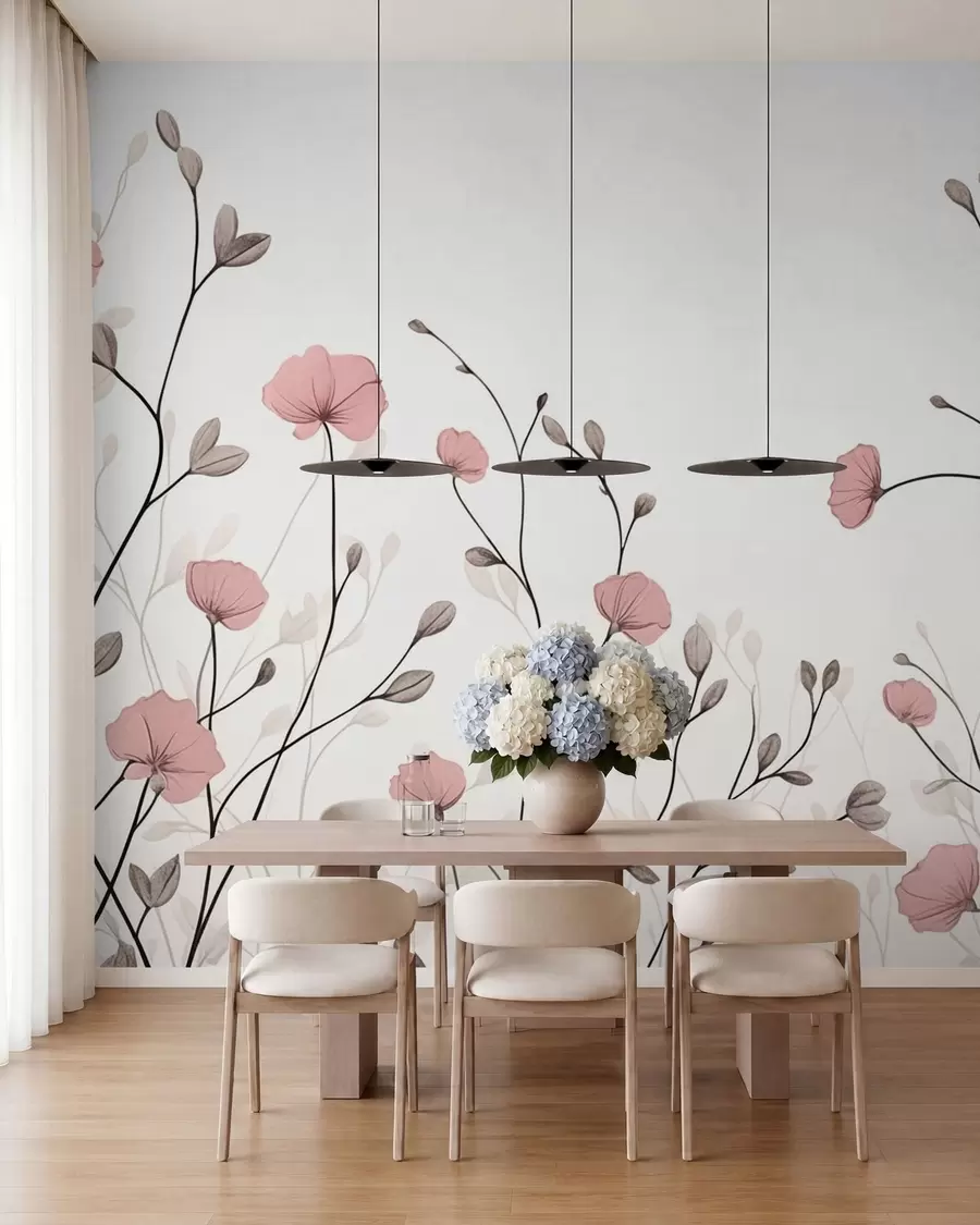 Fotobehang Wilde bloemen w05485
