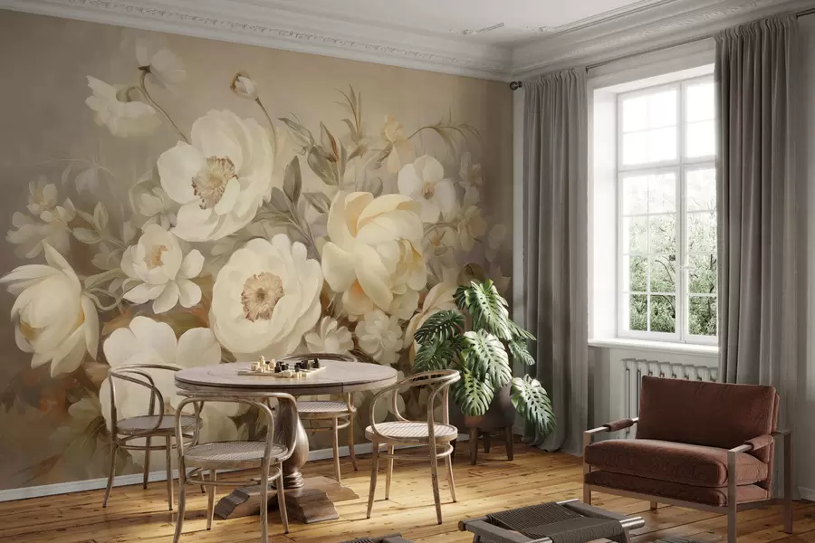 Fotobehang Weelderig boeket w05491