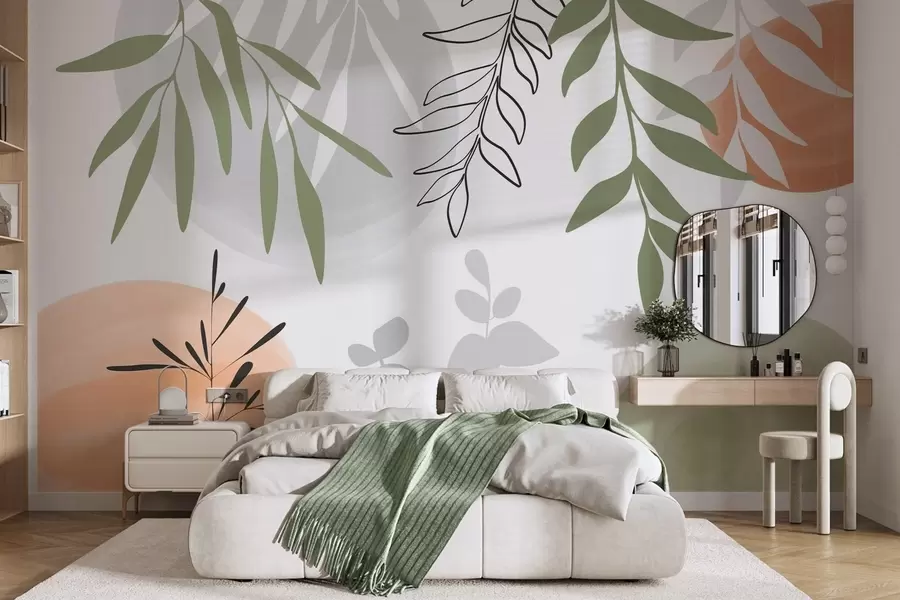 Fotobehang Abstracte vegetatie w05506