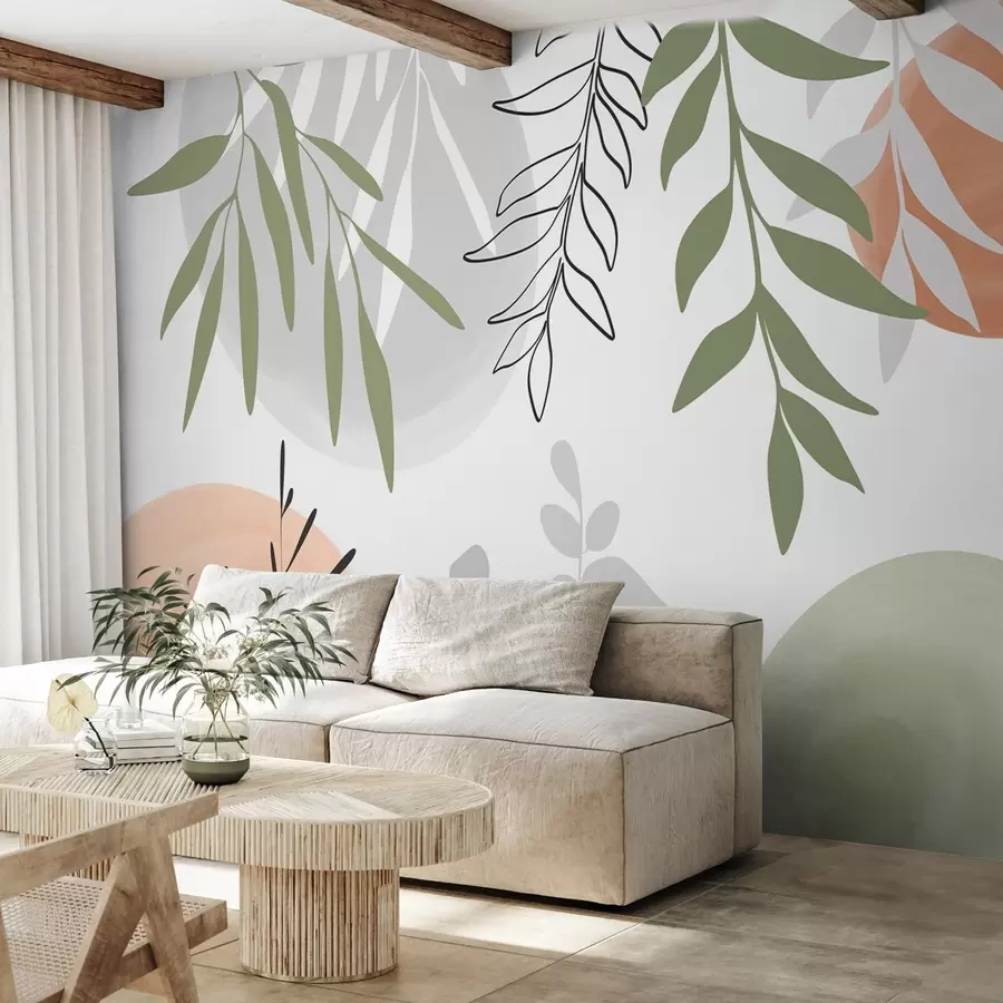 Fotobehang Abstracte vegetatie w05506