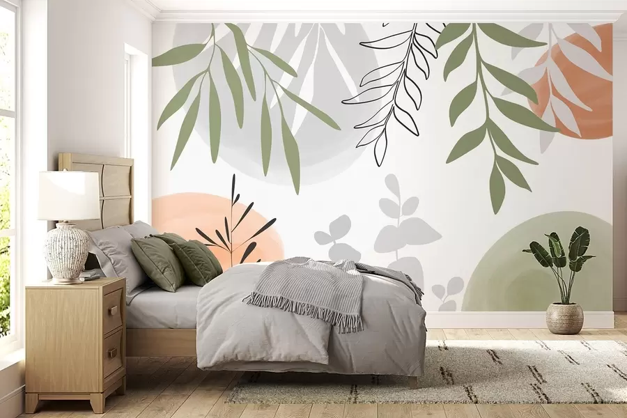 Fotobehang Abstracte vegetatie w05506