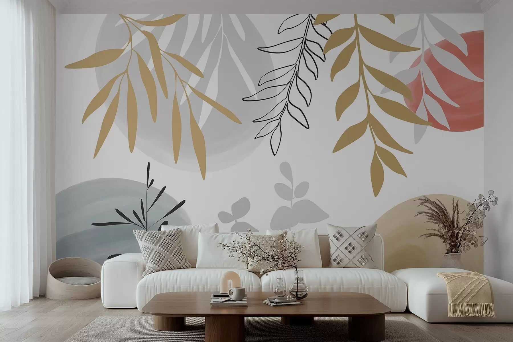 Fotobehang Abstracte vegetatie w05506v1