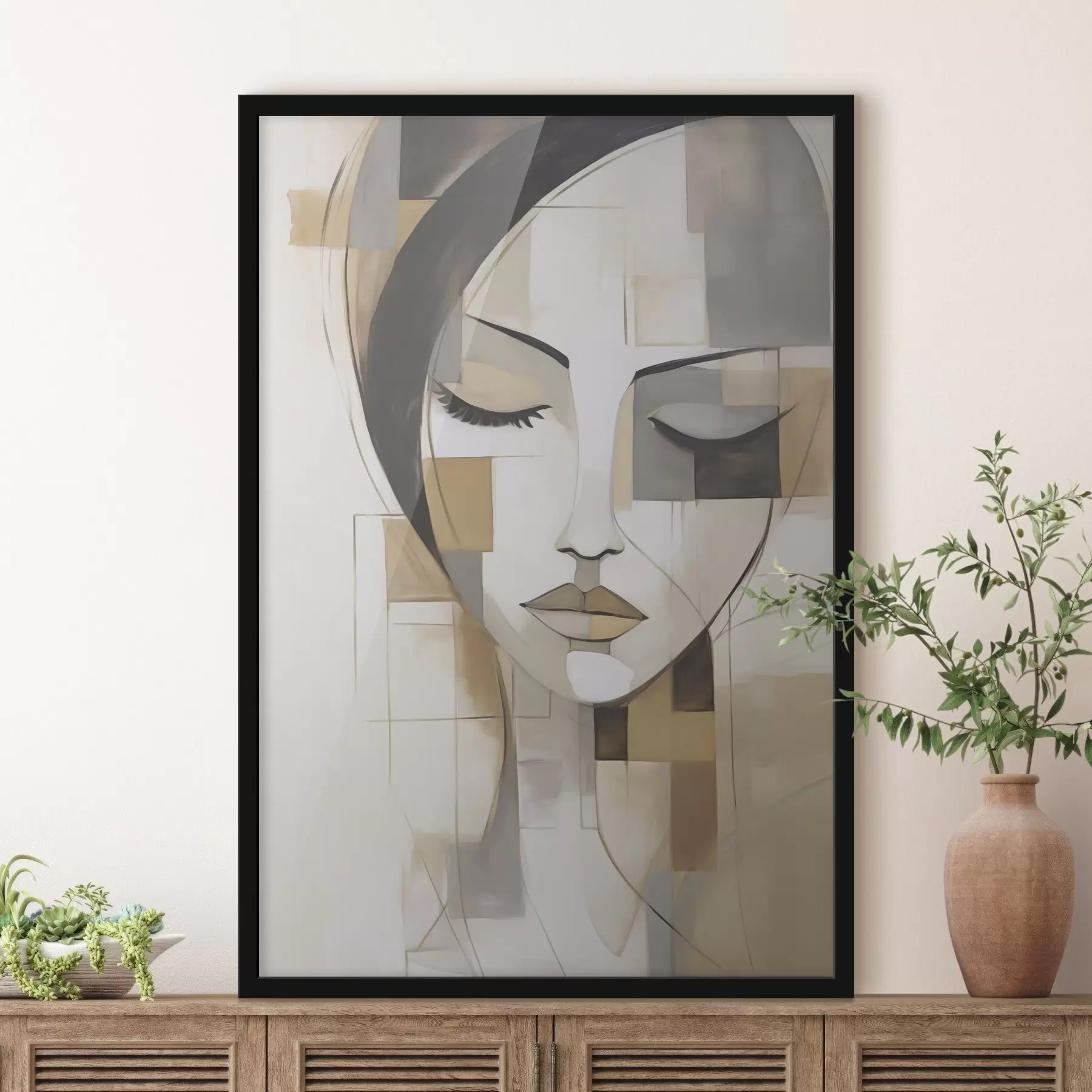 Fotobehang Abstract portret f48762