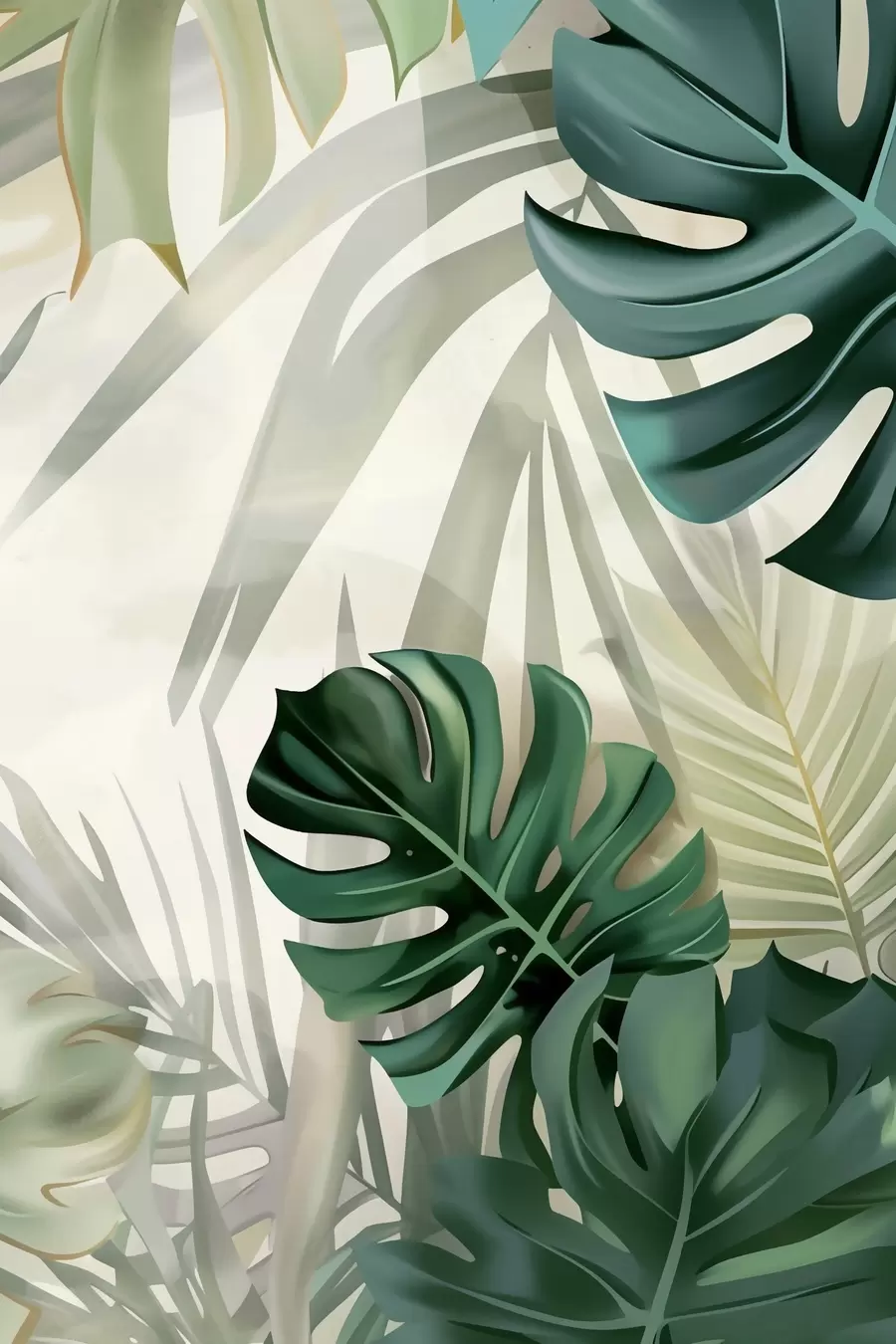  Schilderijen Diepgroen s48909