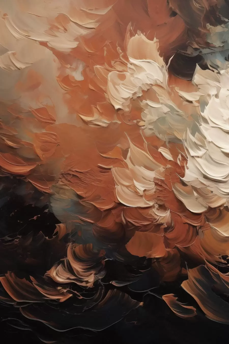  Schilderijen Een golf van warmte s48910