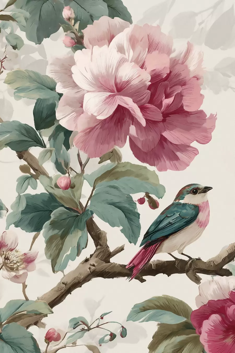  Schilderijen Roze accent s48914