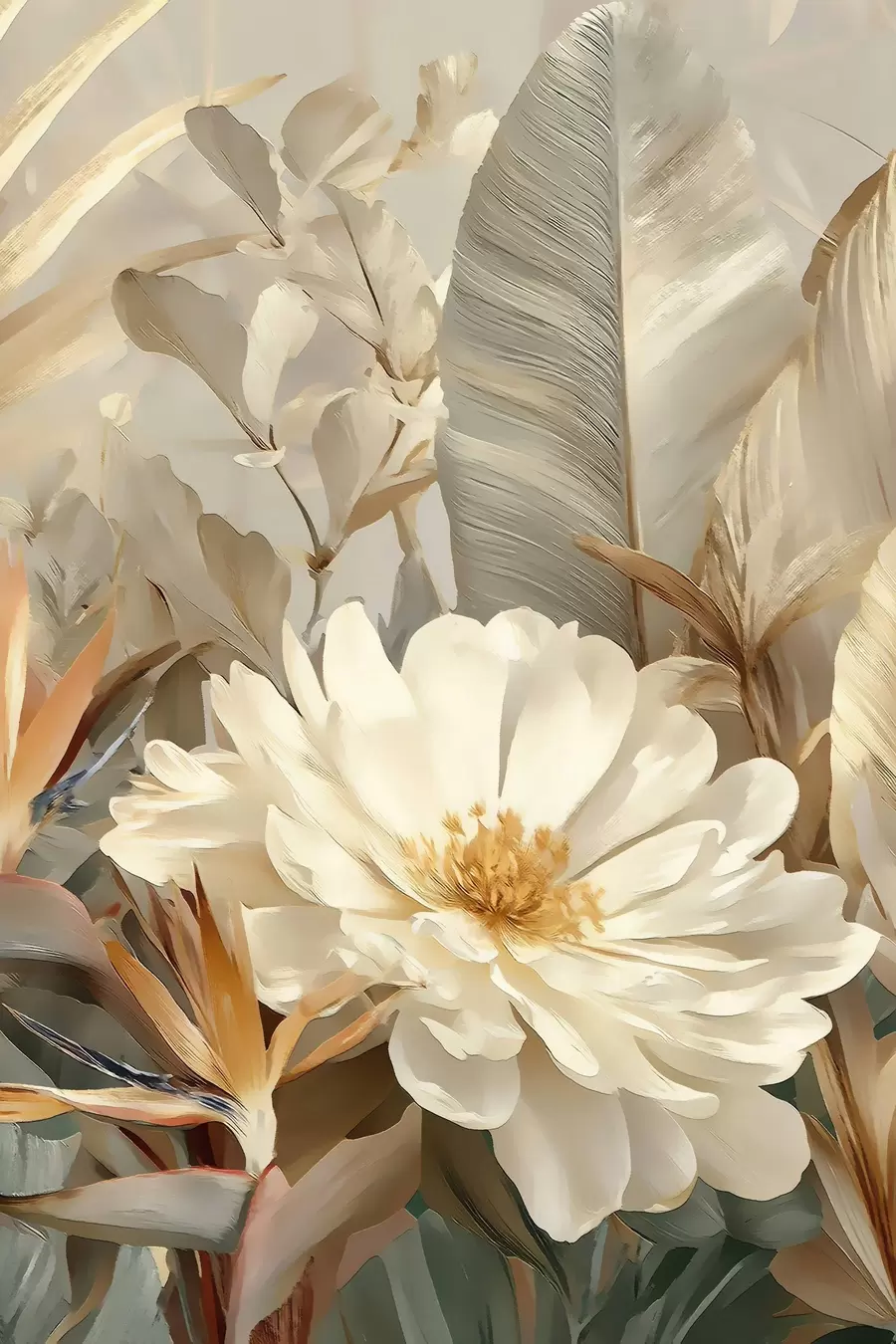  Schilderijen De tederheid van pioenrozen s48916