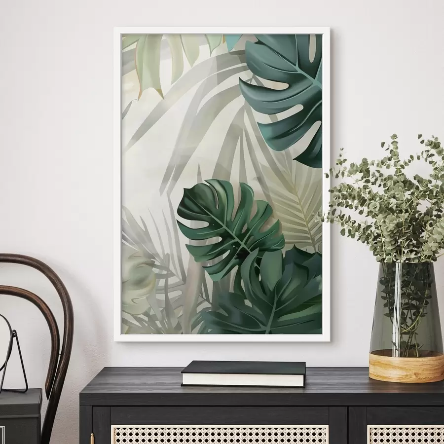 Fotobehang Diepgroen f48909