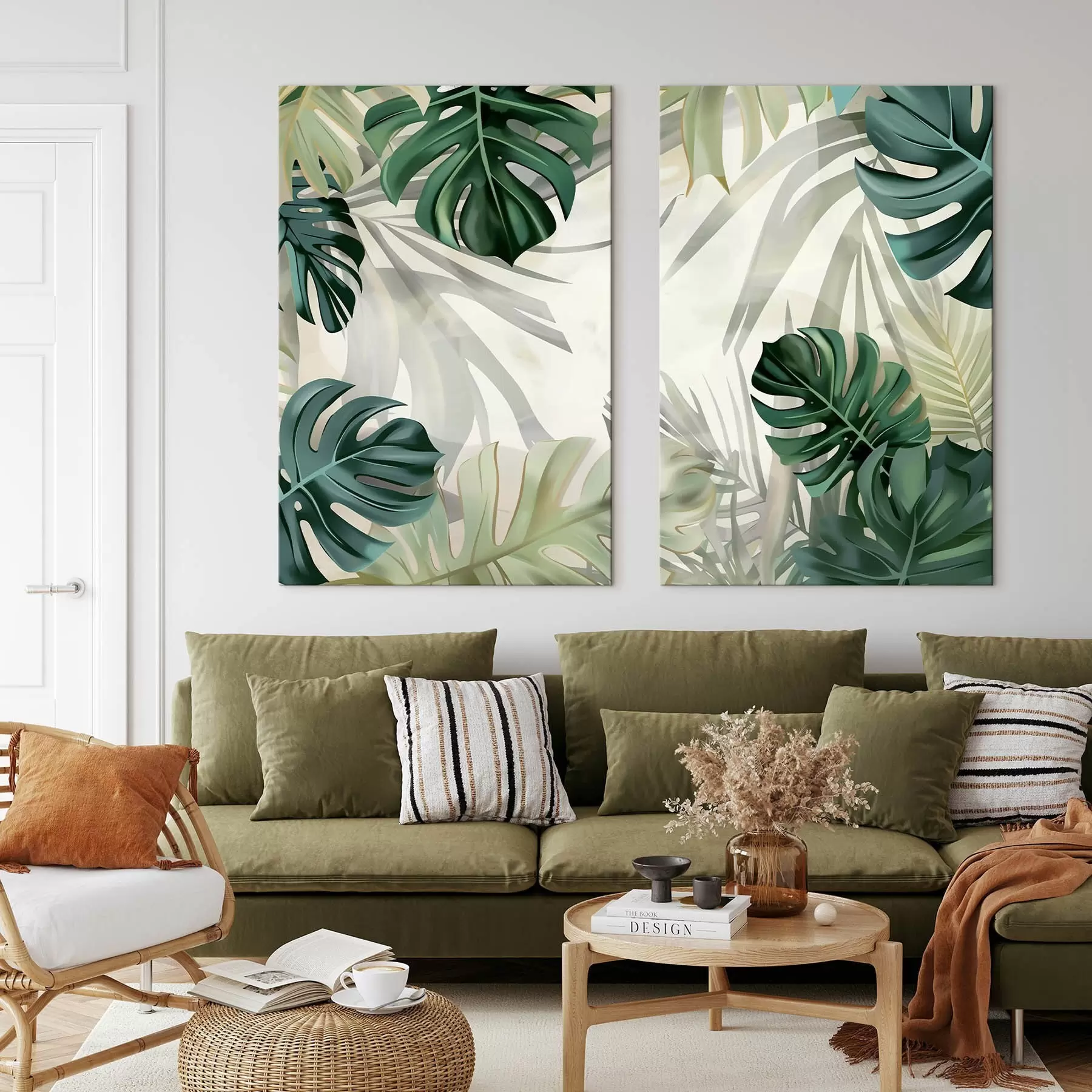  Schilderijen Tropische planten m30381
